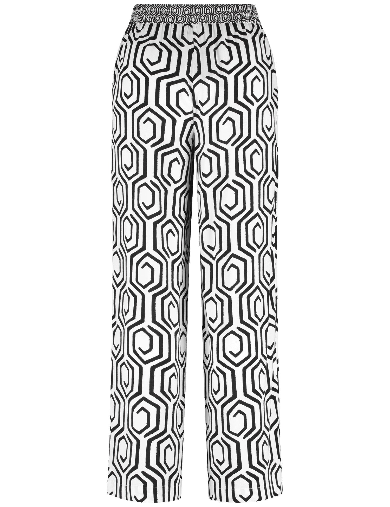 Gerry Weber_Patterned Slip-On Trousers_520048-31430_9069_05