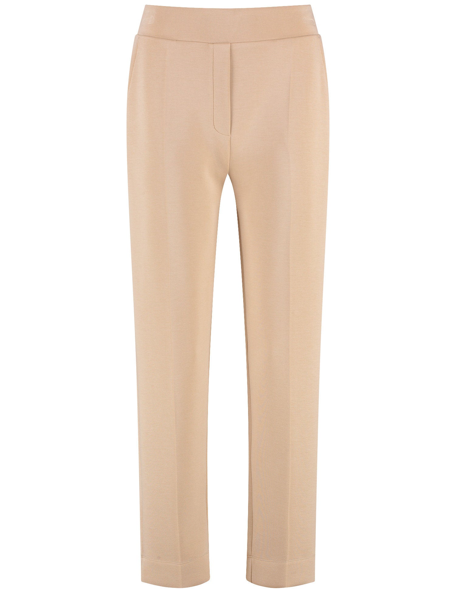 Gerry Weber_Elegant Sandy Washed Slip-On Trousers_520109-35006_90550_01