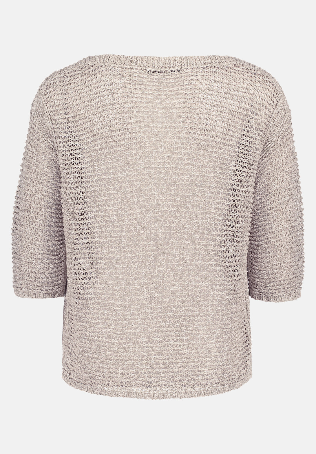 Betty Barclay_Chunky Knit Sweater with 3/4 Sleeves_5237-1147_1098_05