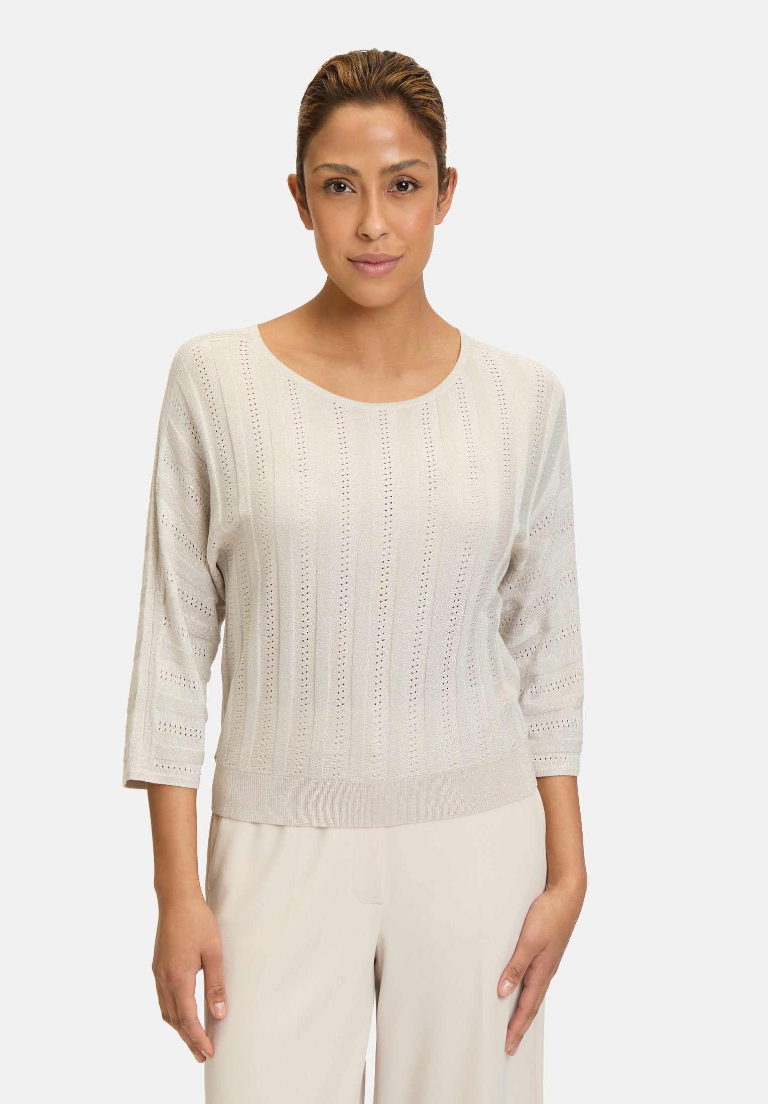 Betty Barclay_Fine Knit Sweater with Lurex Thread_5241-1144_1098_01