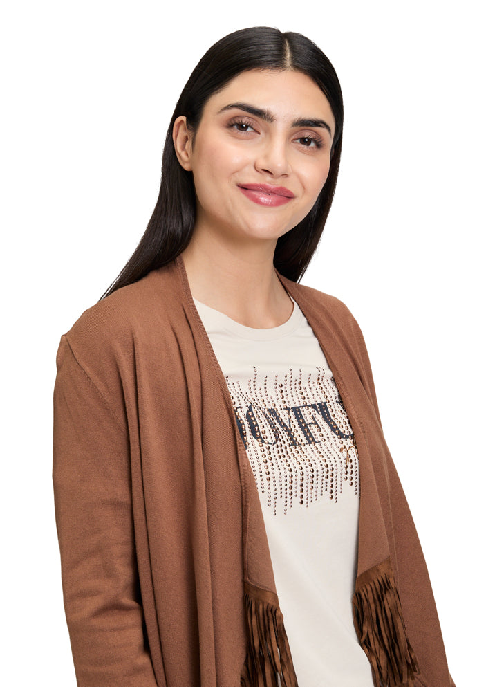 Betty Barclay_Classic Nougat_Knitted Jacket Long 1/1 Sleeve_5275-1434_7050_04