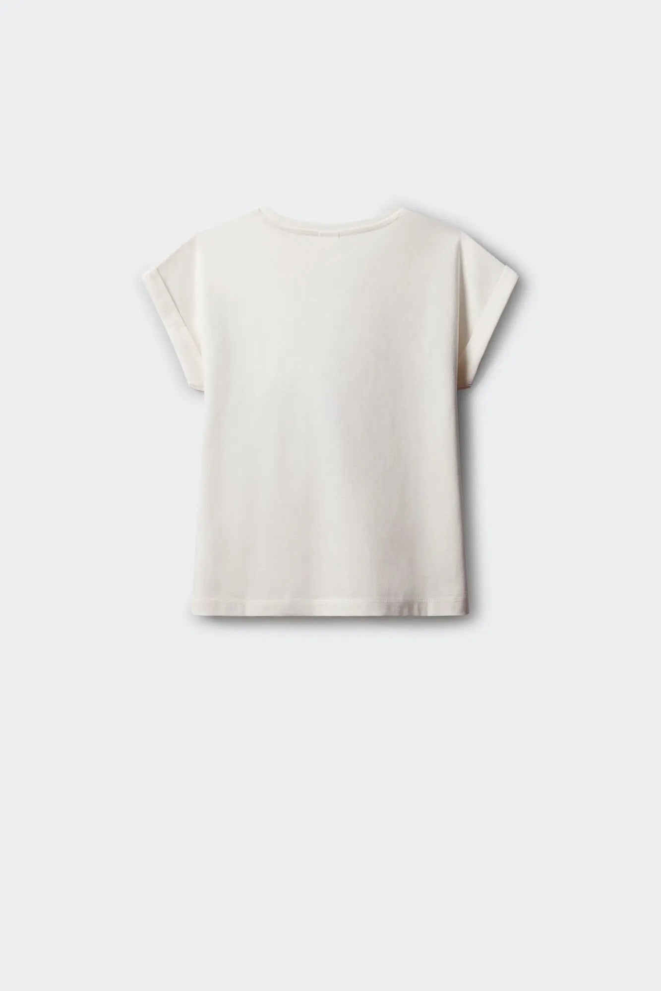 Springfield White Girls Love Short Sleeve T-Shirt SKU: 5283085_96 Image 02