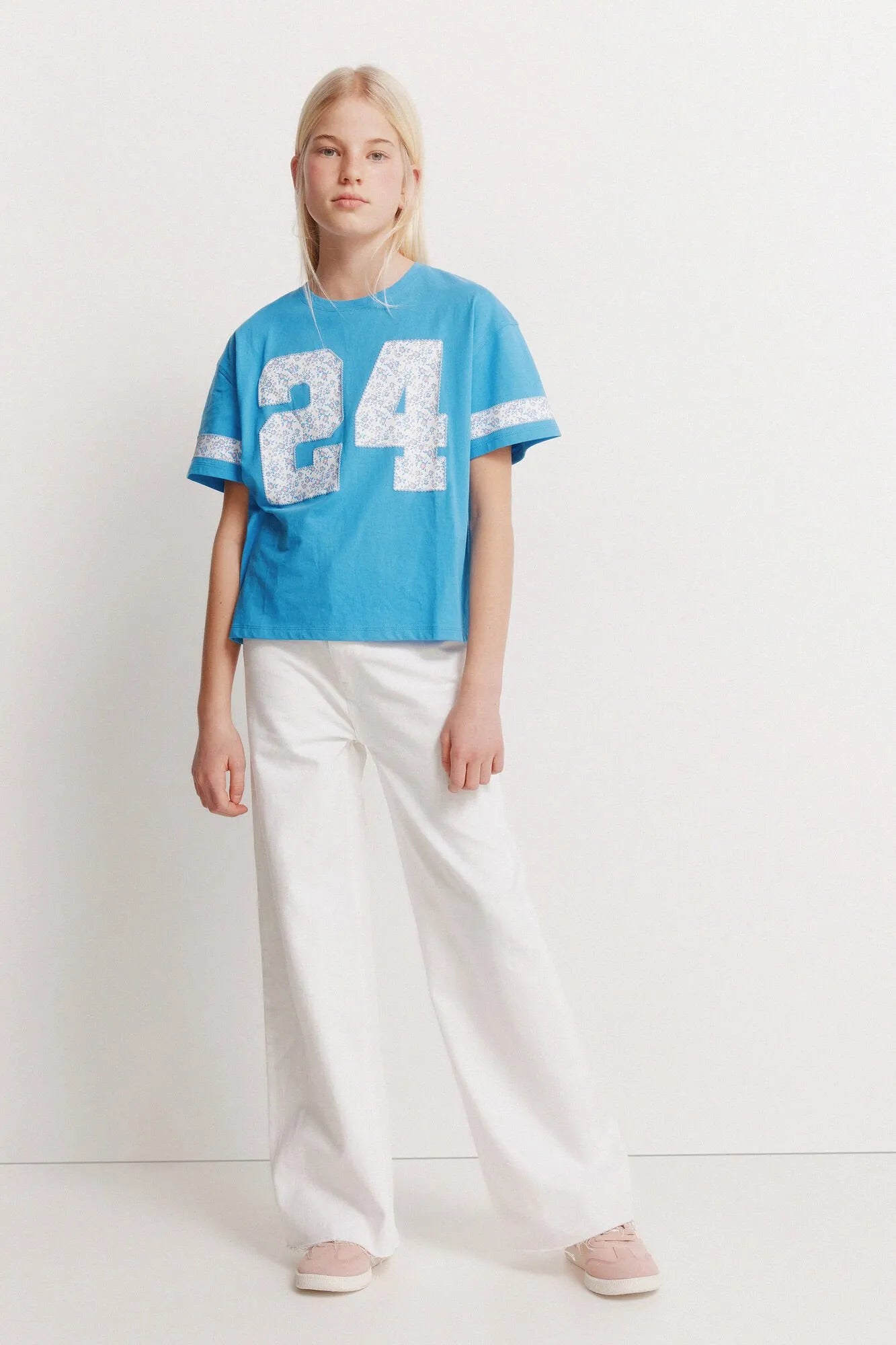 Springfield Blue Girls Short Sleeve T-Shirt 24 SKU: 5283087_16 Image 03