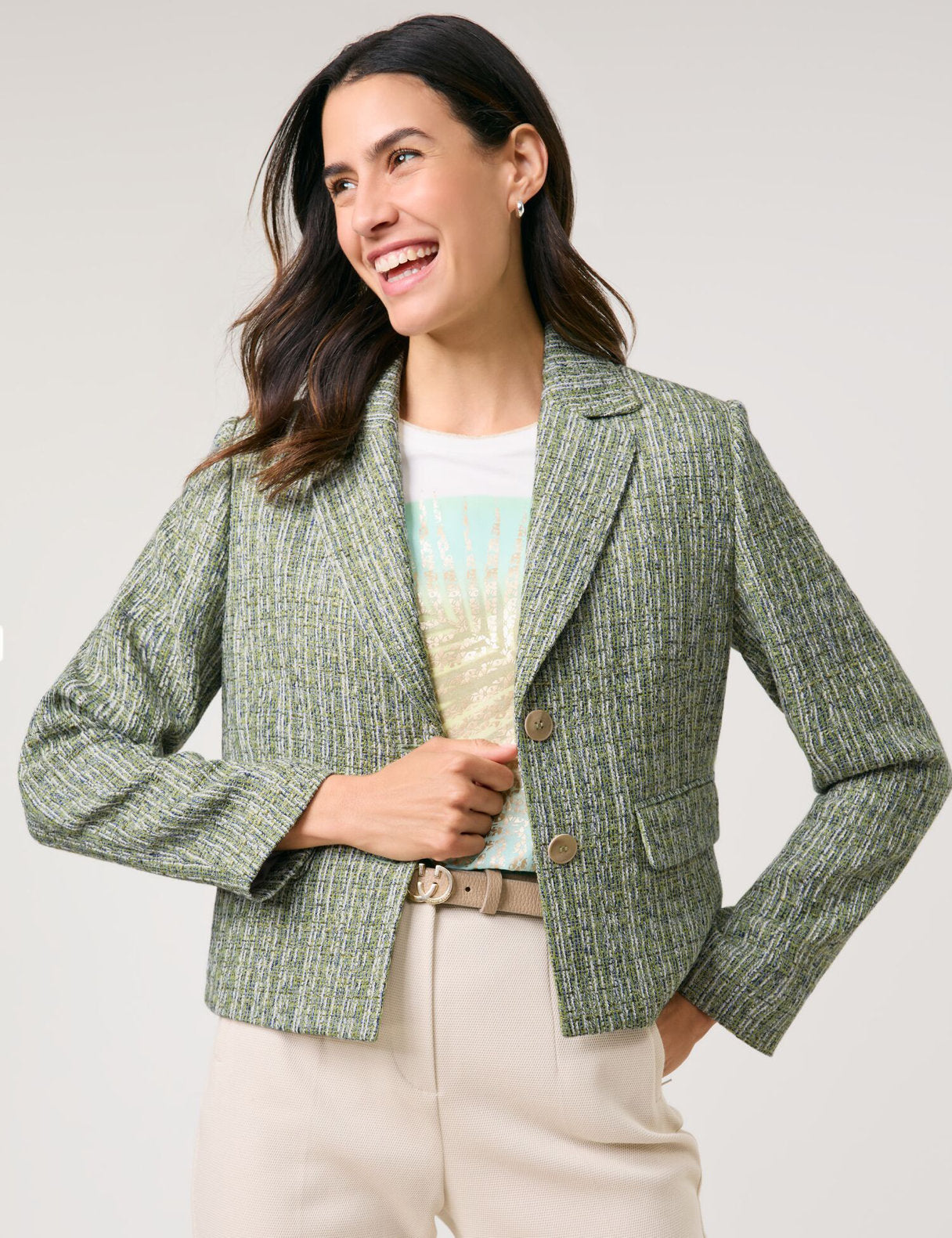 Gerry Weber_BouclŽ Blazer Jacket_530028-31229_5116_01