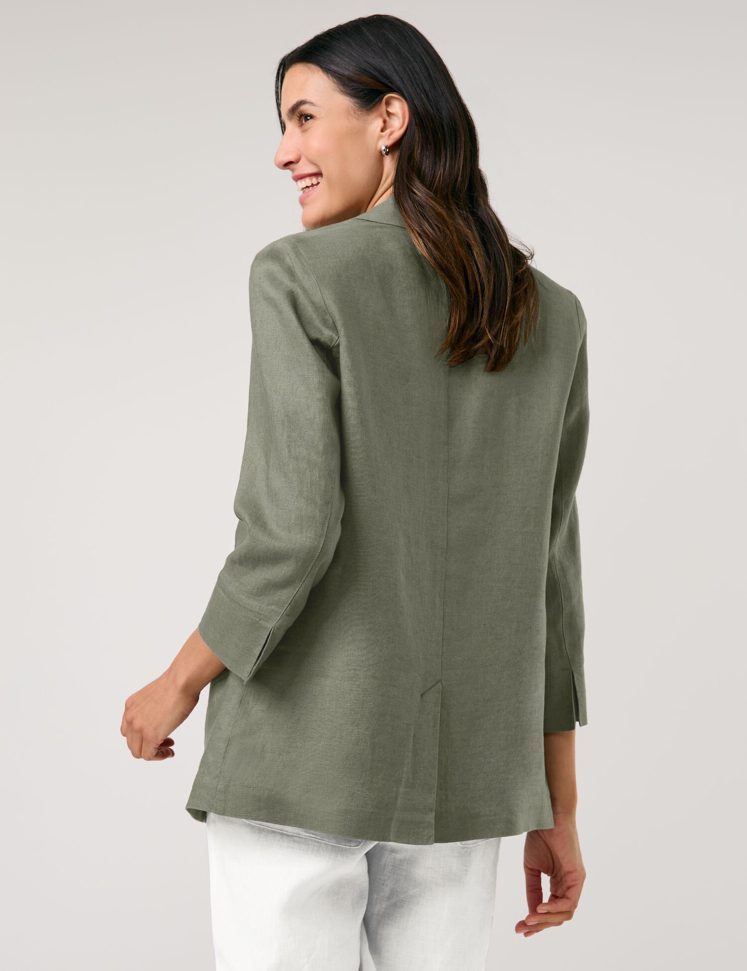 Gerry Weber_Pure Linen Blazer with 3/4-Length Sleeves_530030-31235_50955_06