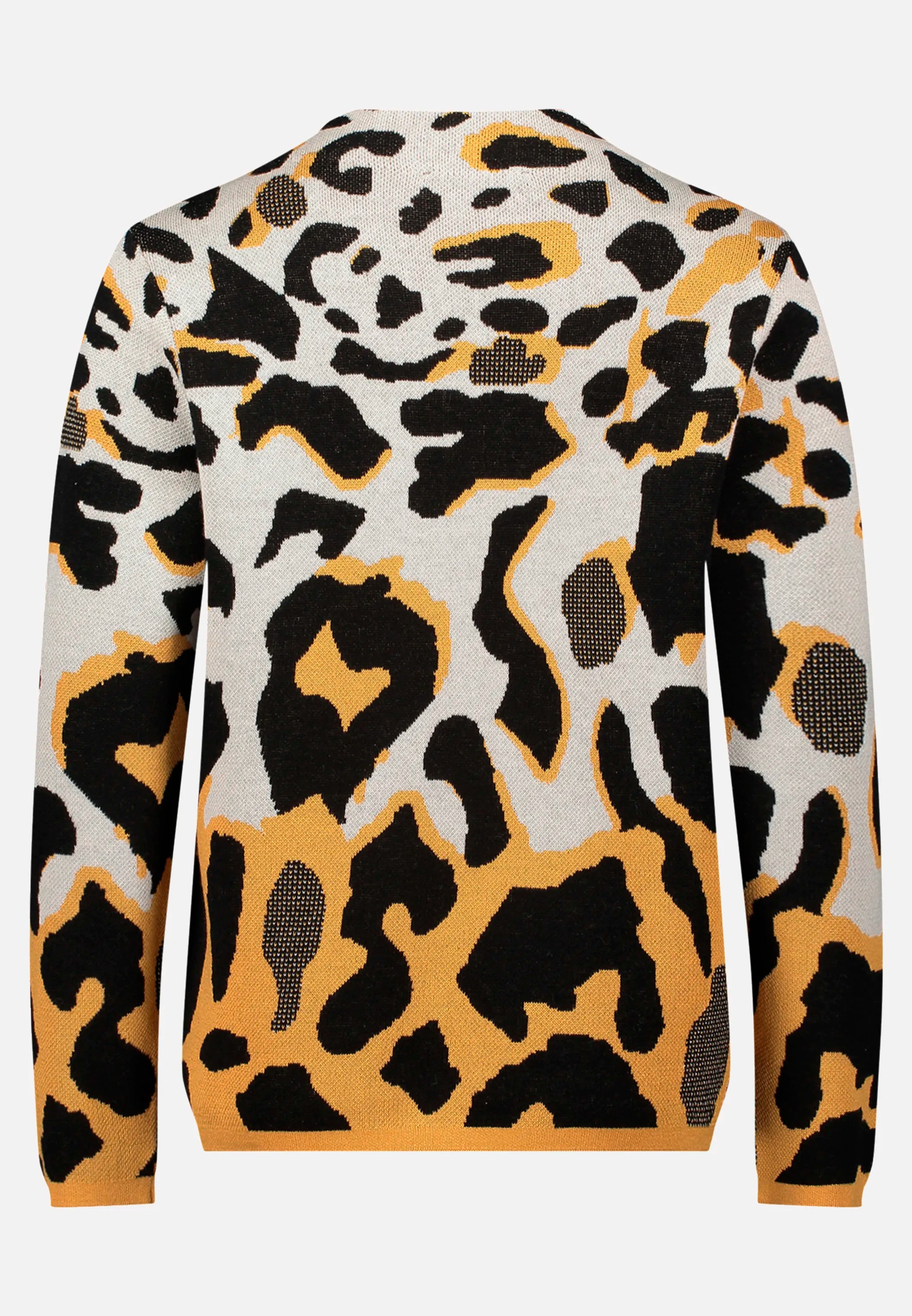 Betty Barclay_Patch Beige/Yellow_Knit Sweater with Jacquard_5324-1599_7921_05