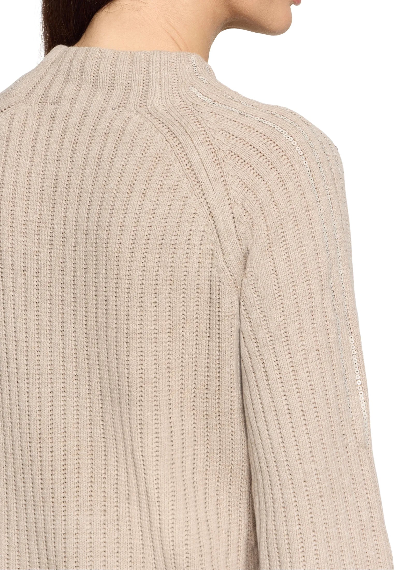 Betty Barclay_Taupe Melange_Knit Jumper_5329-1606_7714_07