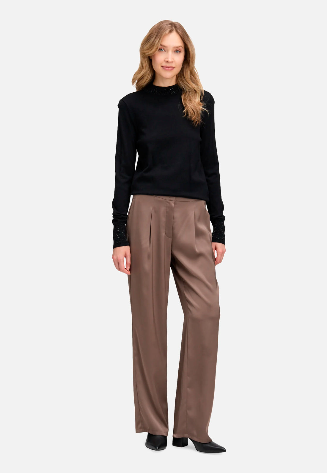 Betty Barclay_Black_Fine Knit Sweater with Rhinestones_5334-1036_9045_02