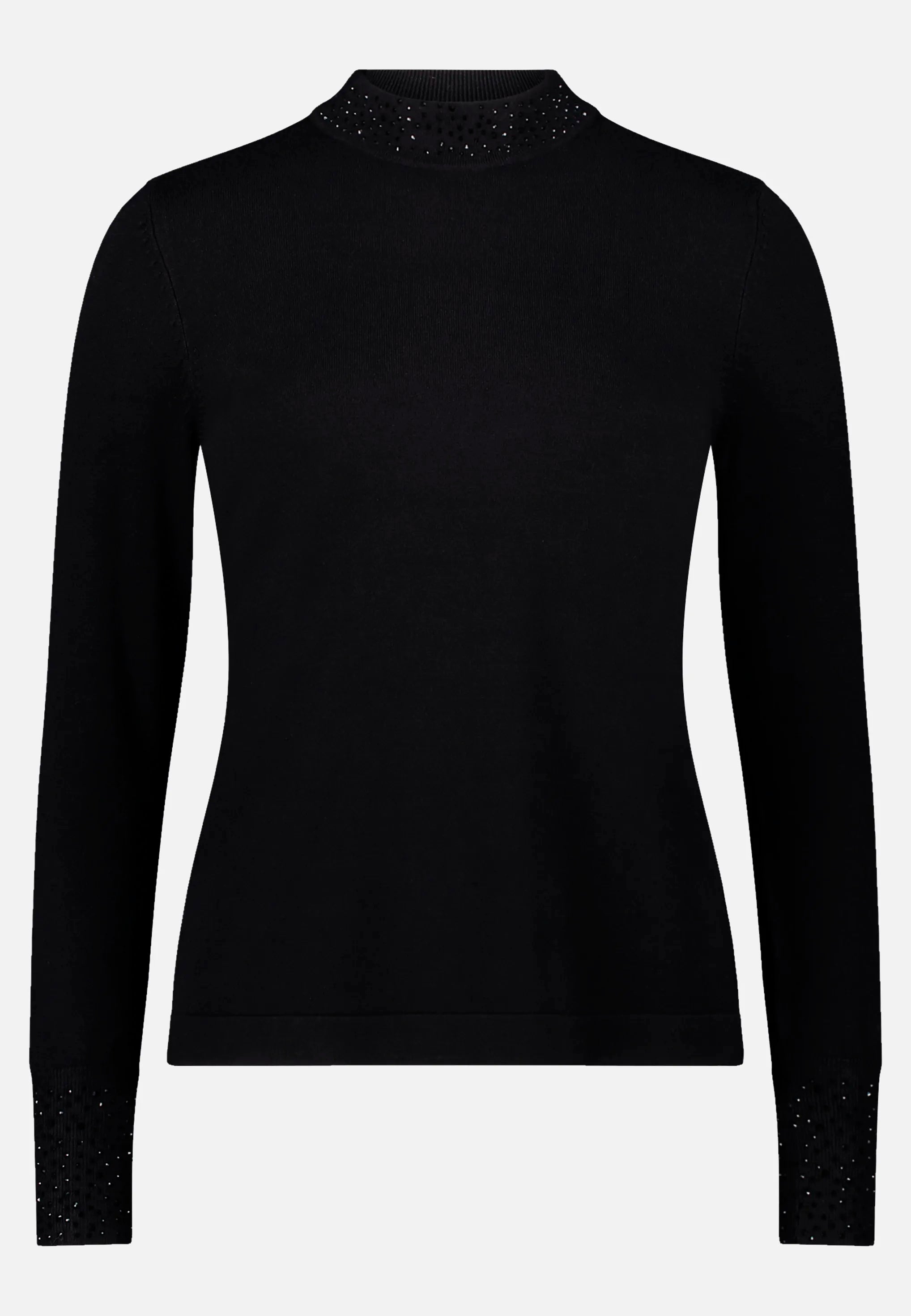 Betty Barclay_Black_Fine Knit Sweater with Rhinestones_5334-1036_9045_04