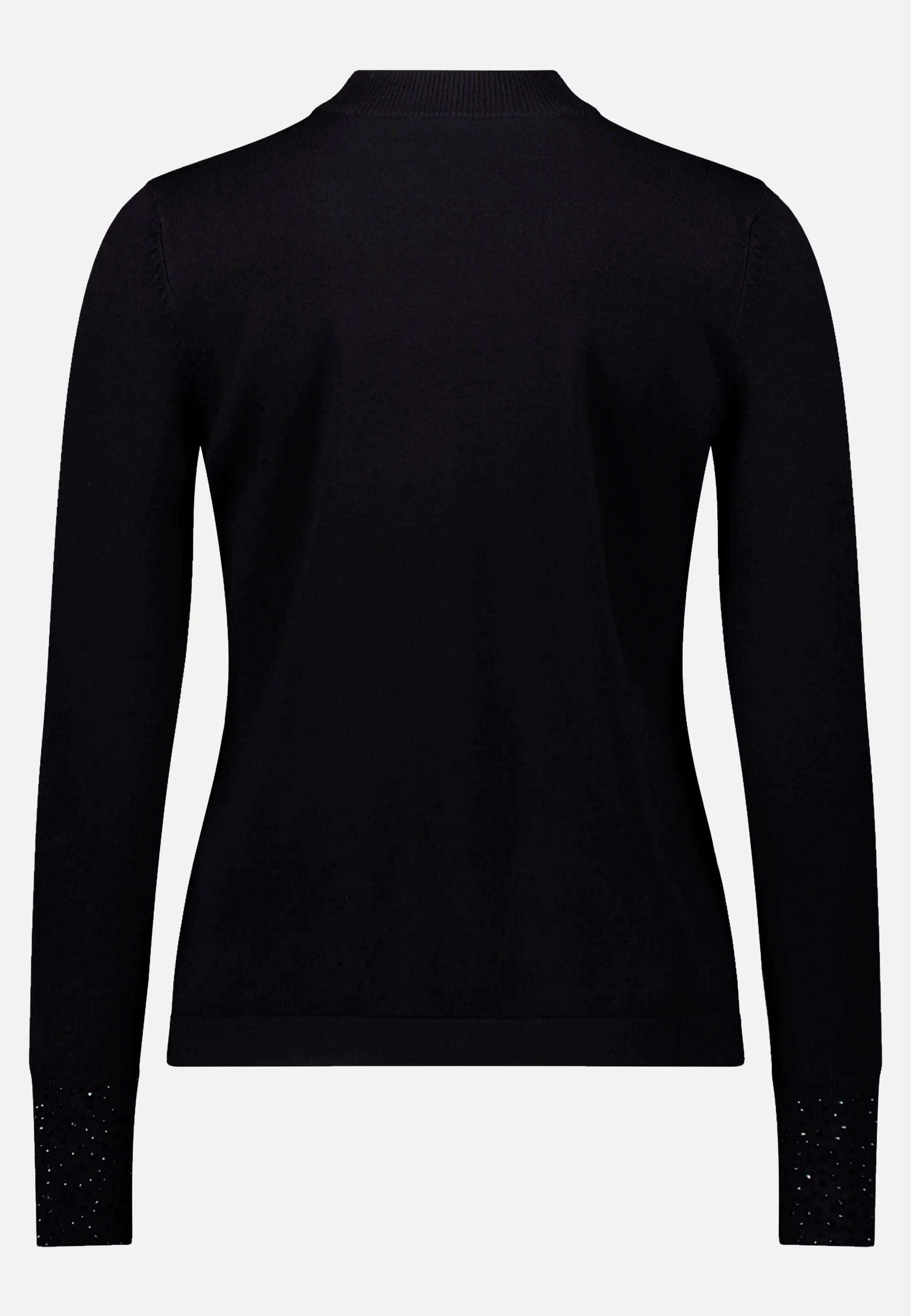 Betty Barclay_Black_Fine Knit Sweater with Rhinestones_5334-1036_9045_05