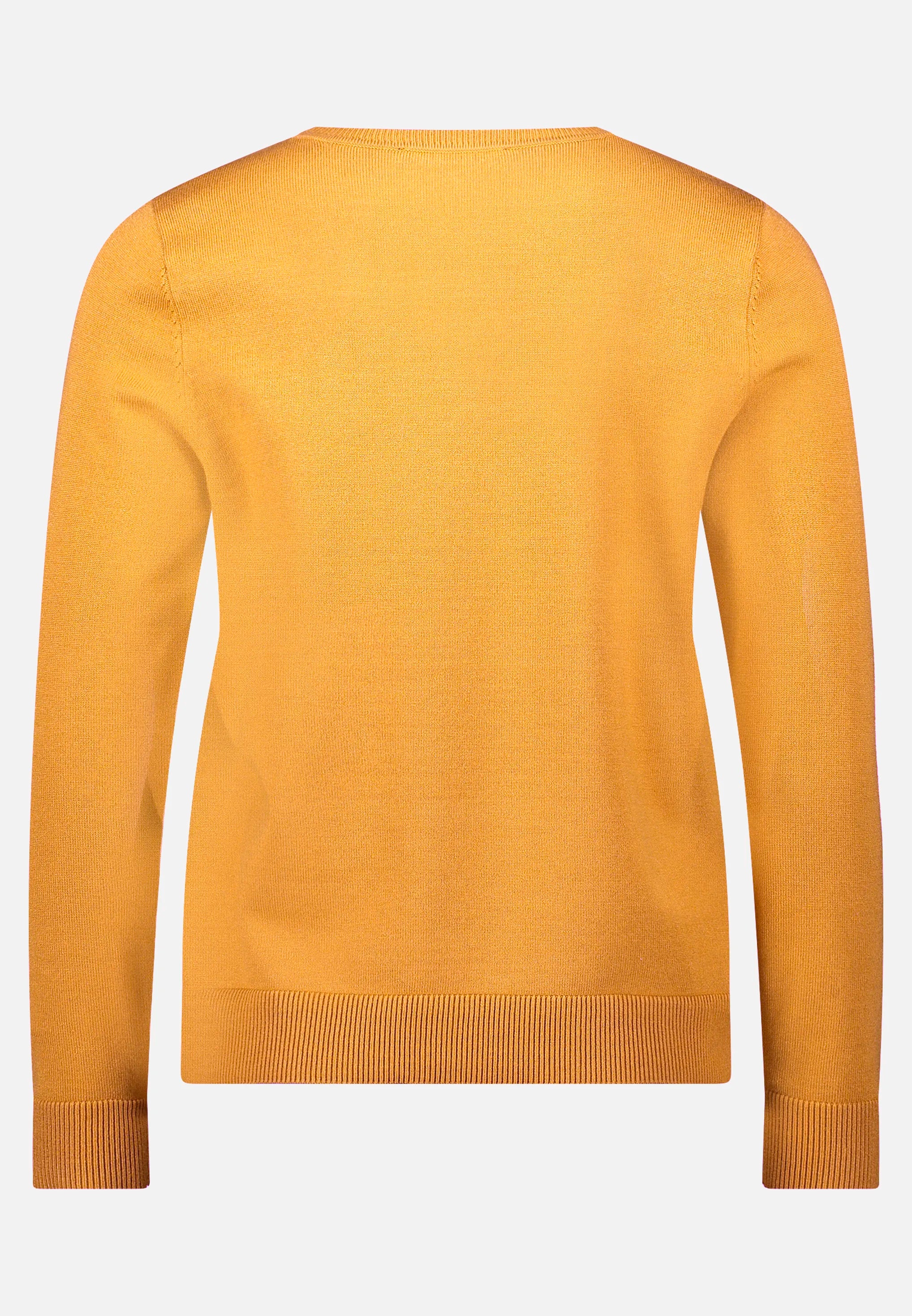 Betty Barclay_Autumn Gold_Basic Knit Sweater with a Round Neck_5342-2907_7256_05