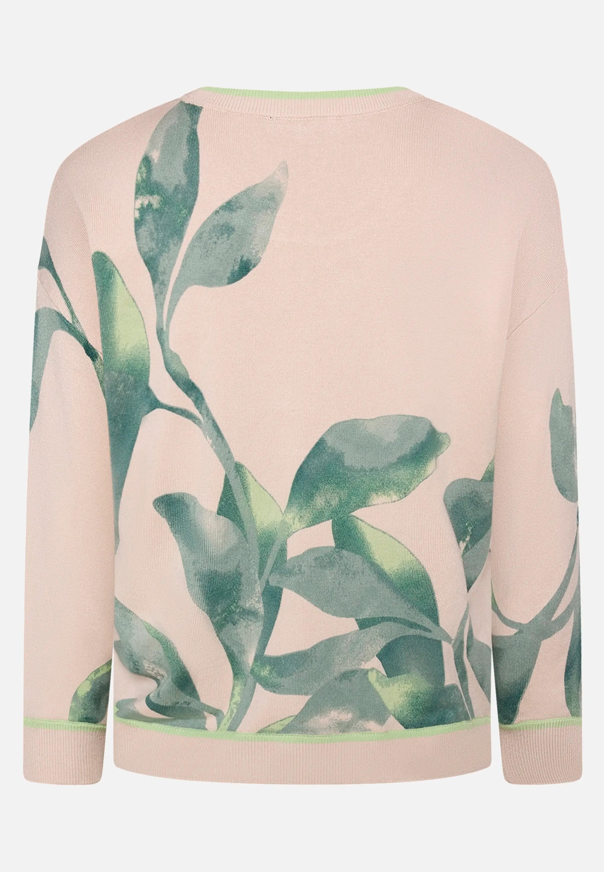 Betty Barclay Beige/Green Women Printed Knit Sweater SKU: 5412-1809_7856 Image 05