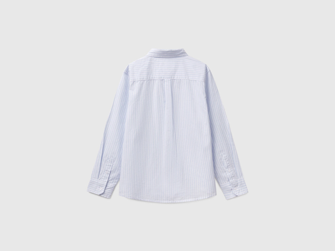 Benetton_Striped Button Down Shirt_54AZCQ00R_906_02
