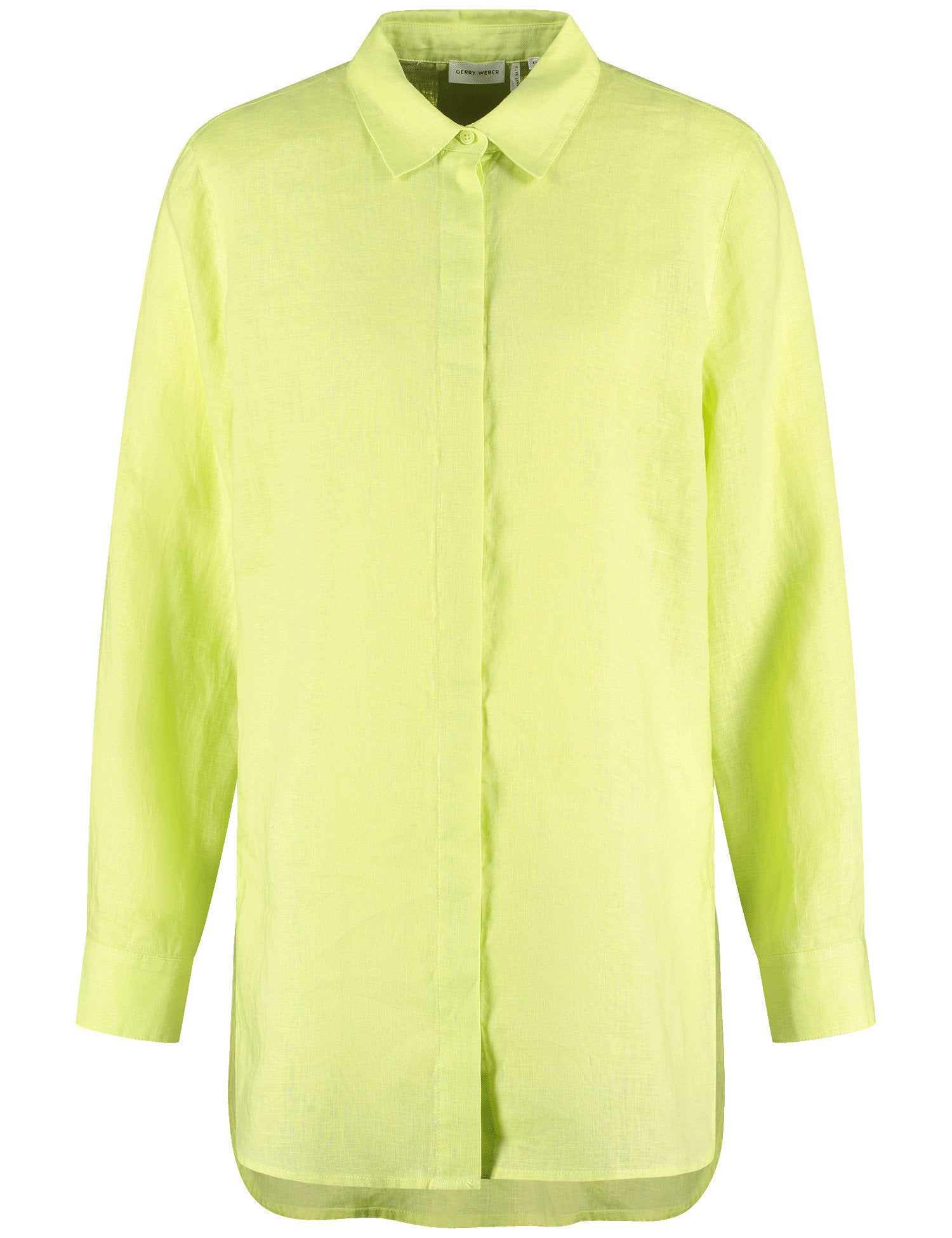 Gerry Weber_Simple Long Blouse Made of Pure Linen_560066-31471_50128_01