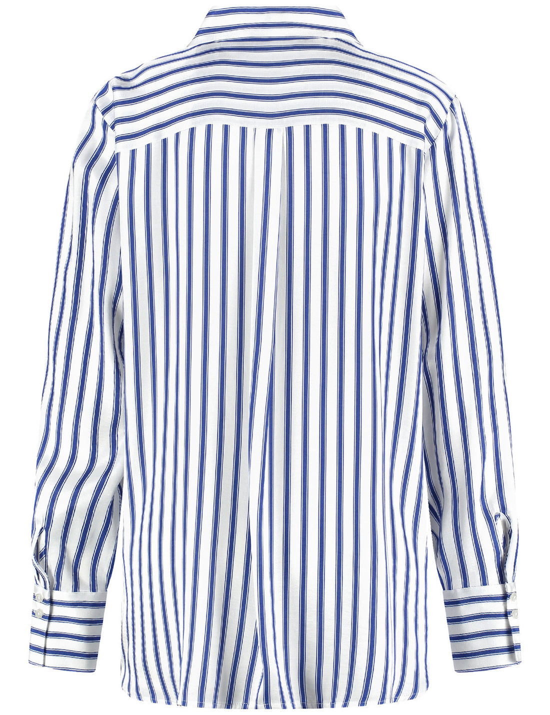Gerry Weber_Striped Shirt Blouse with a Satin Finish_560075-31413_8074_02