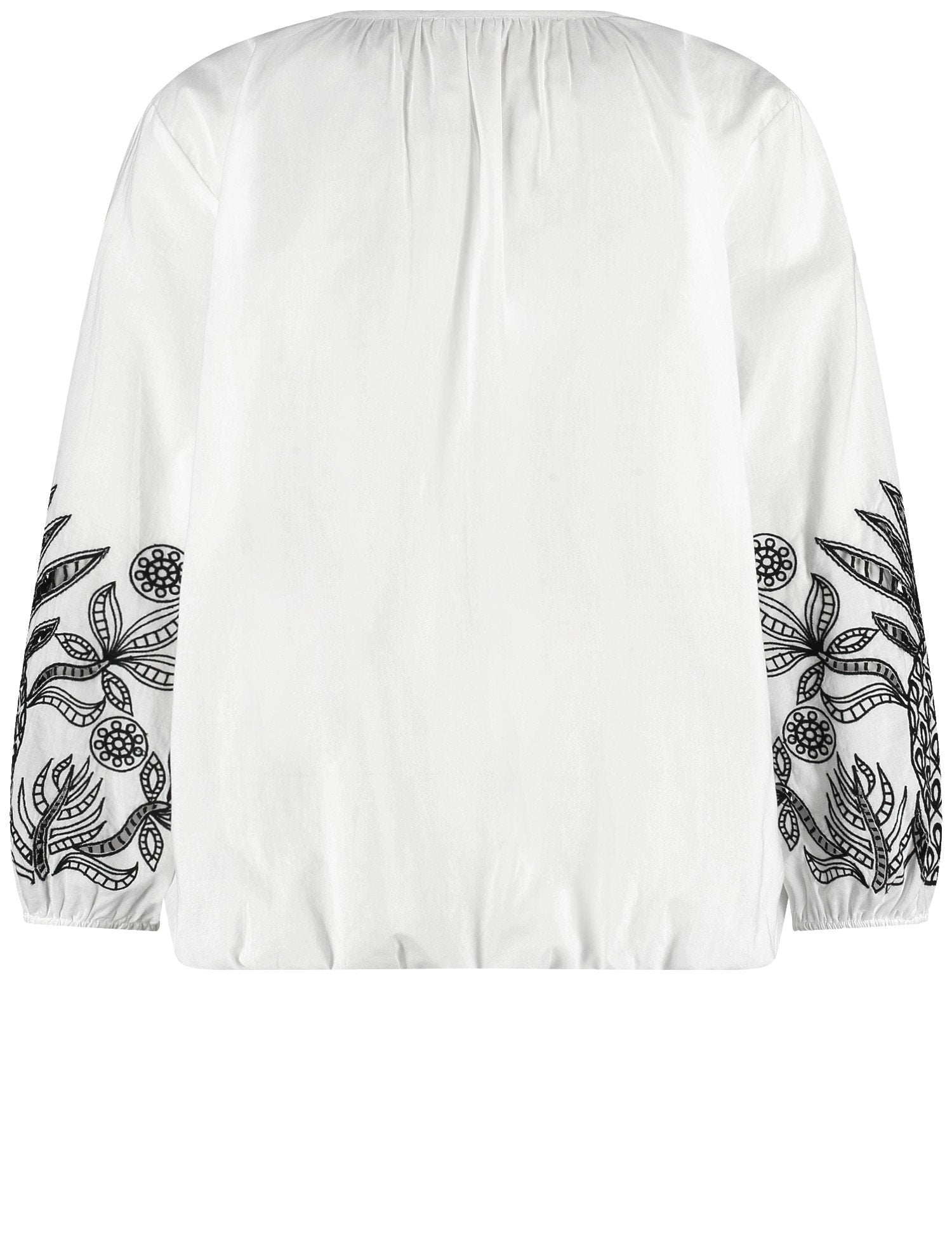 Gerry Weber_Cotton Blouse with Embroidered_560116-31495_99600_02