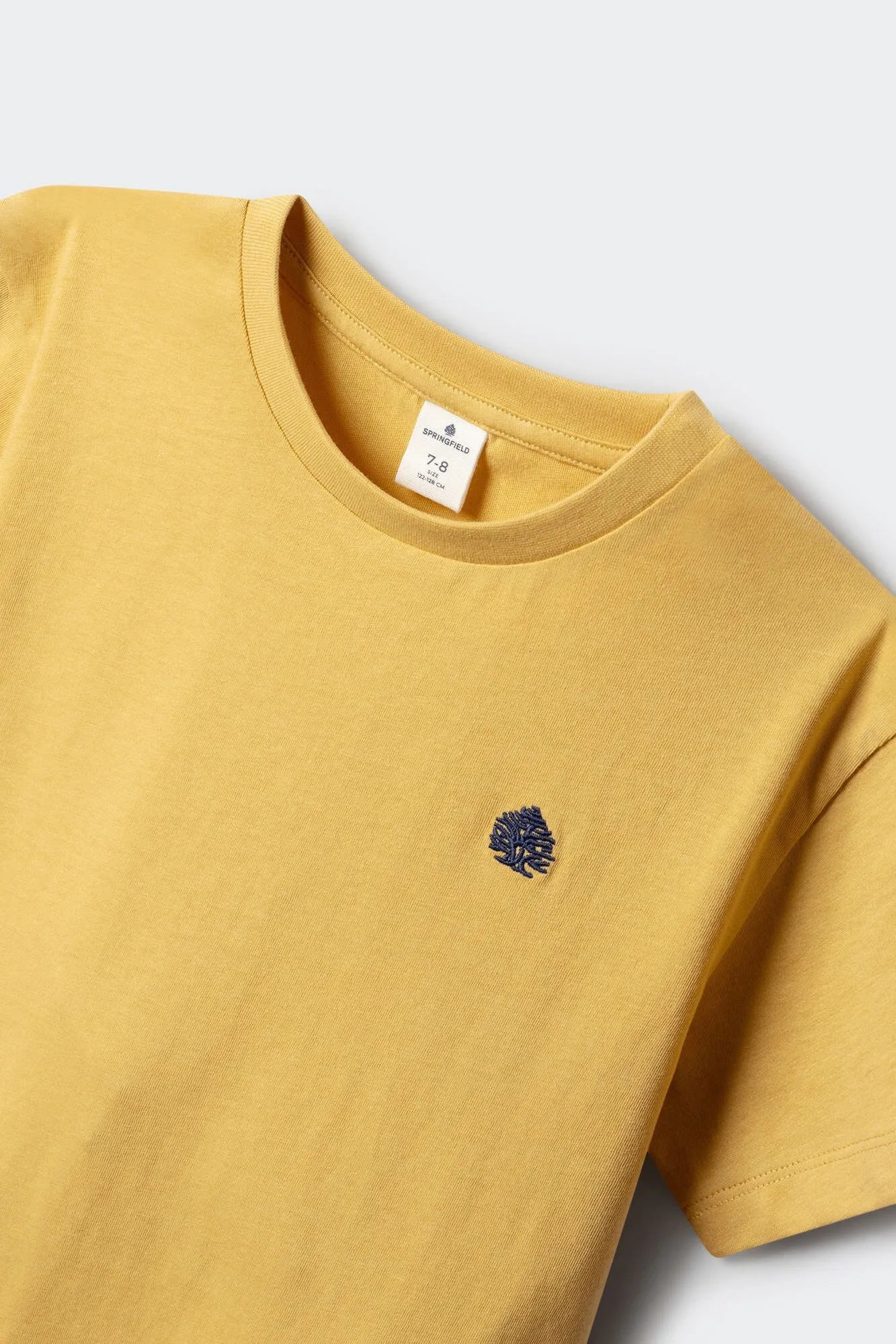 Springfield Yellow Boys Basic Short-Sleeved T-Shirt SKU: 5653264_06 Image 03