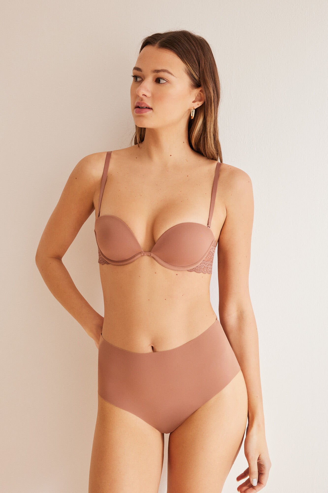 Light Brown Strapless Padded Bra_5667847_32_08
