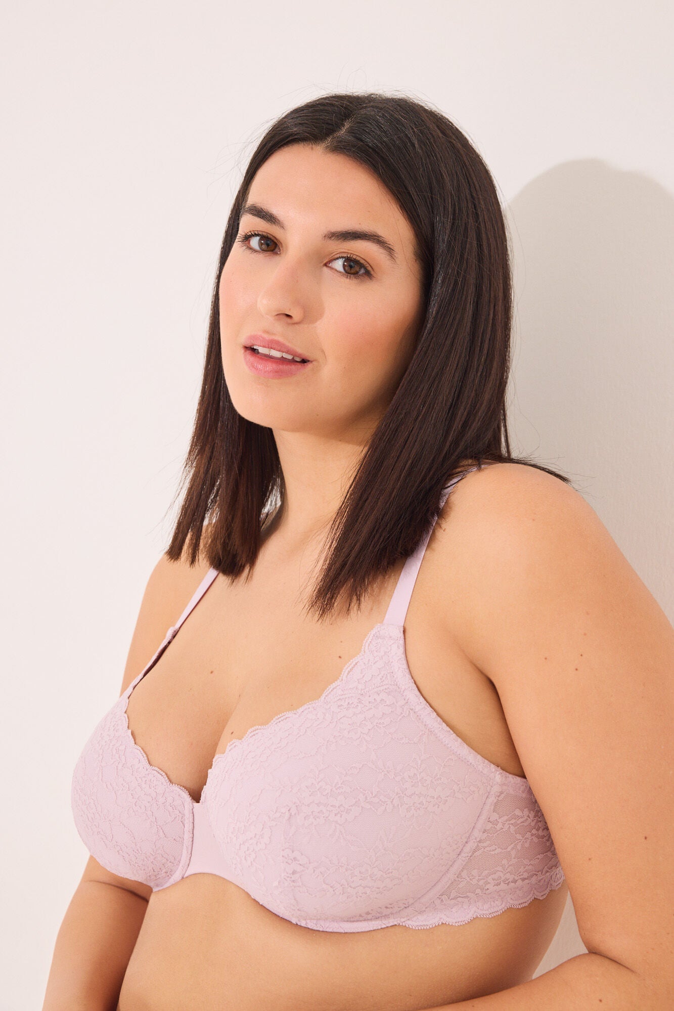 Women Secret_BEAUTIFUL Pink Lace Classic Bra in Different Cup Sizes_5669017_70_05