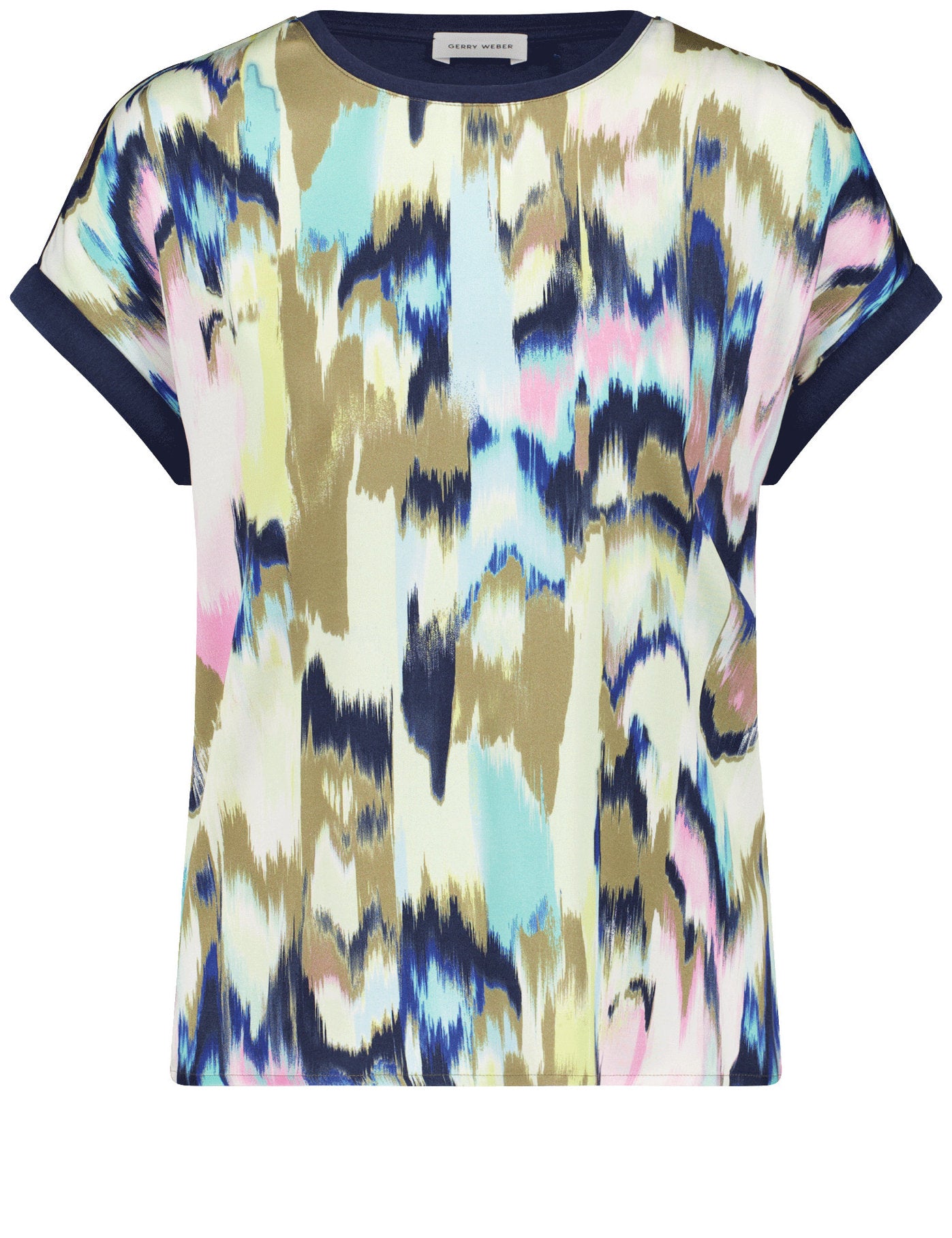 Gerry Weber_Casual Blouse Top with Fabric Panelling_570278-35027_9036_02