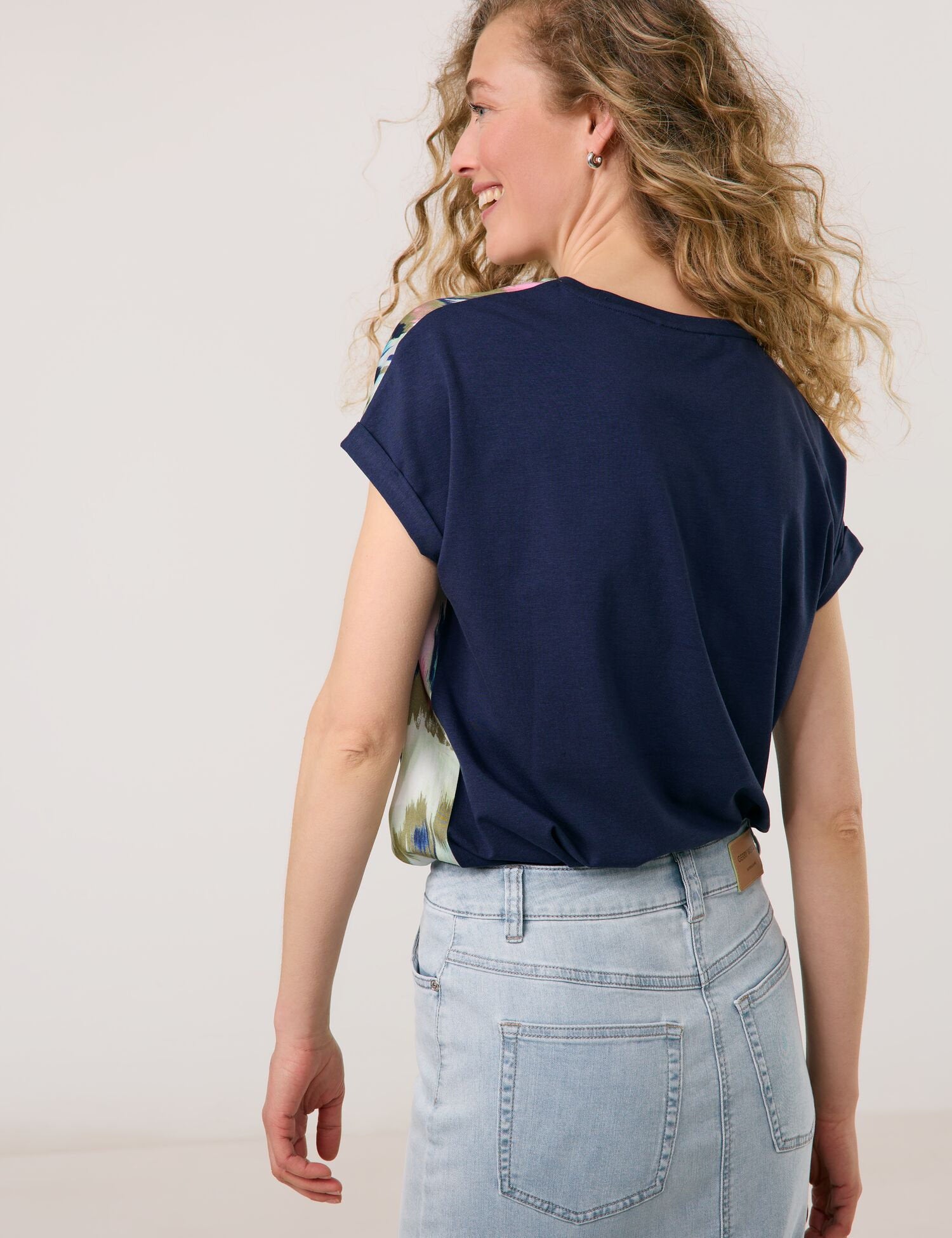 Gerry Weber_Casual Blouse Top with Fabric Panelling_570278-35027_9036_06