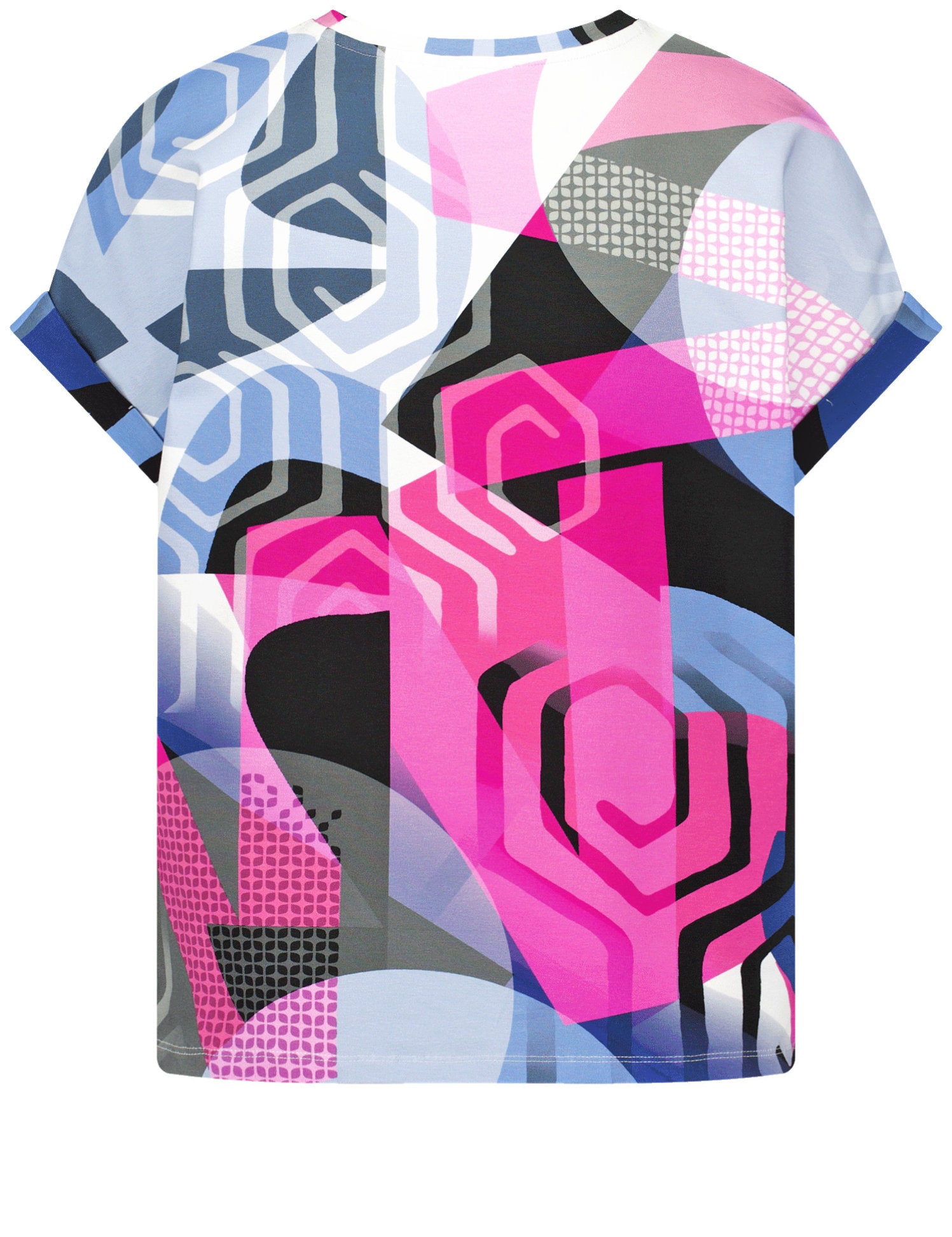 Gerry Weber_Comfortable Blouse Top with an All-Over Pattern_570331-35027_9078_02