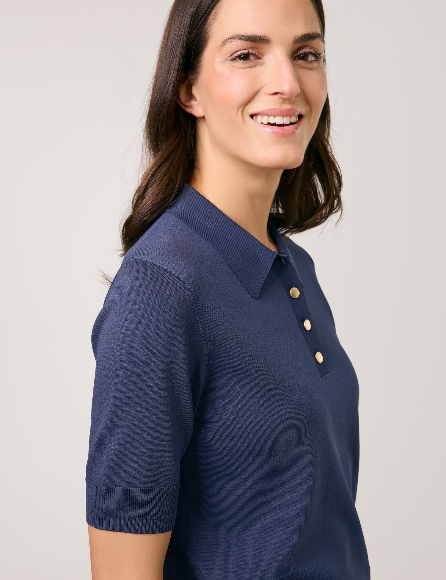 Gerry Weber_Short Sleeve Jumper in a Polo Shirt Look_571053-35719_80034_07