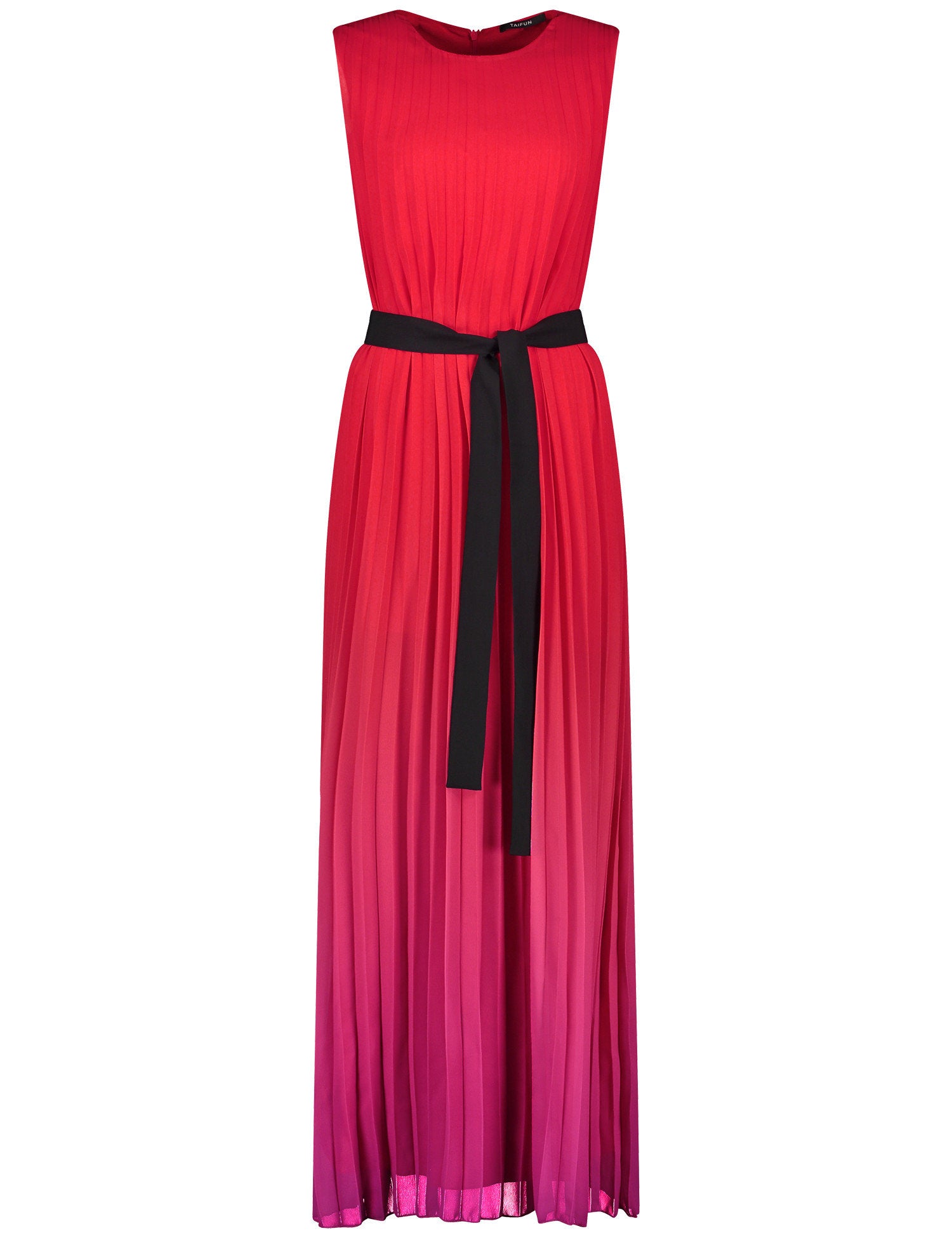 Sleeveless Pleated Dress With Colour Graduation_580336-11117_6522_07