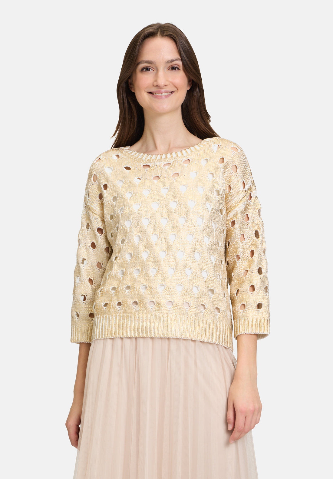 Betty Barclay_Knitted Sweater with Structure_5814-3203_1829_02
