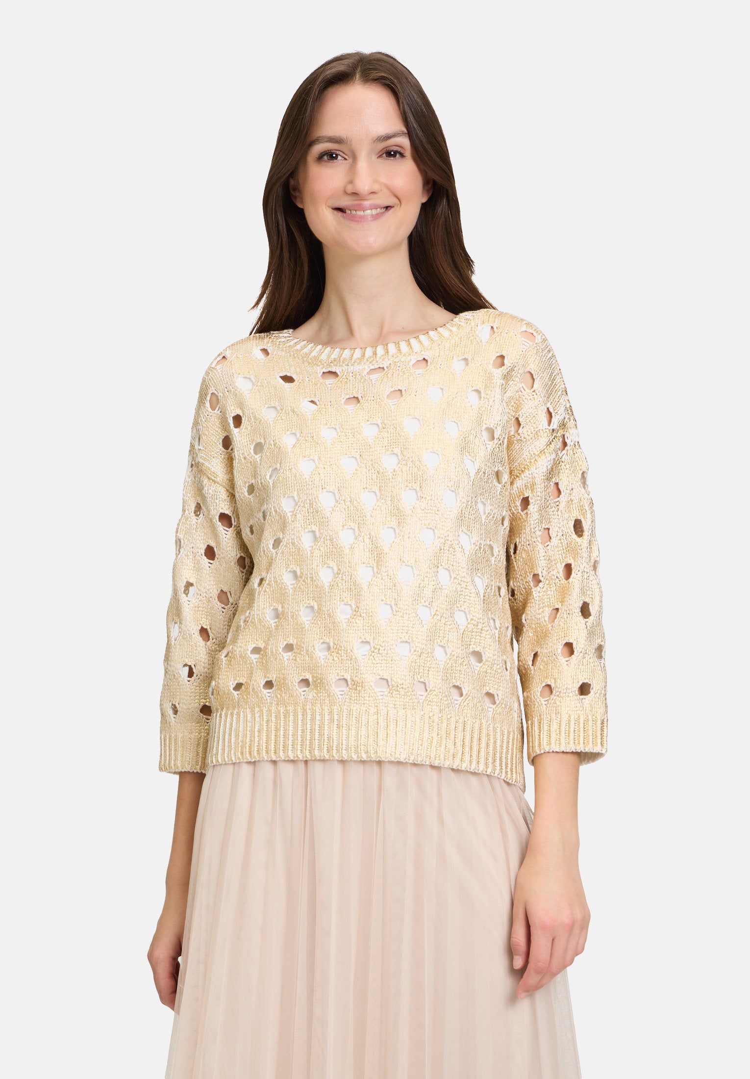 Betty Barclay_Knitted Sweater with Structure_5814-3203_1829_02