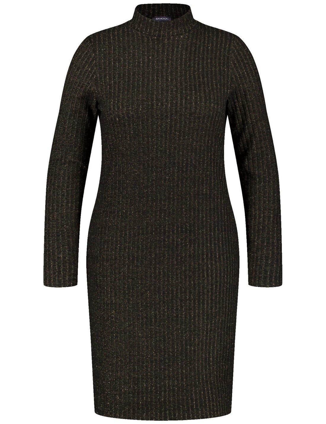 Ribbed Dress with Glitter Effect_581506-26439_1102_02