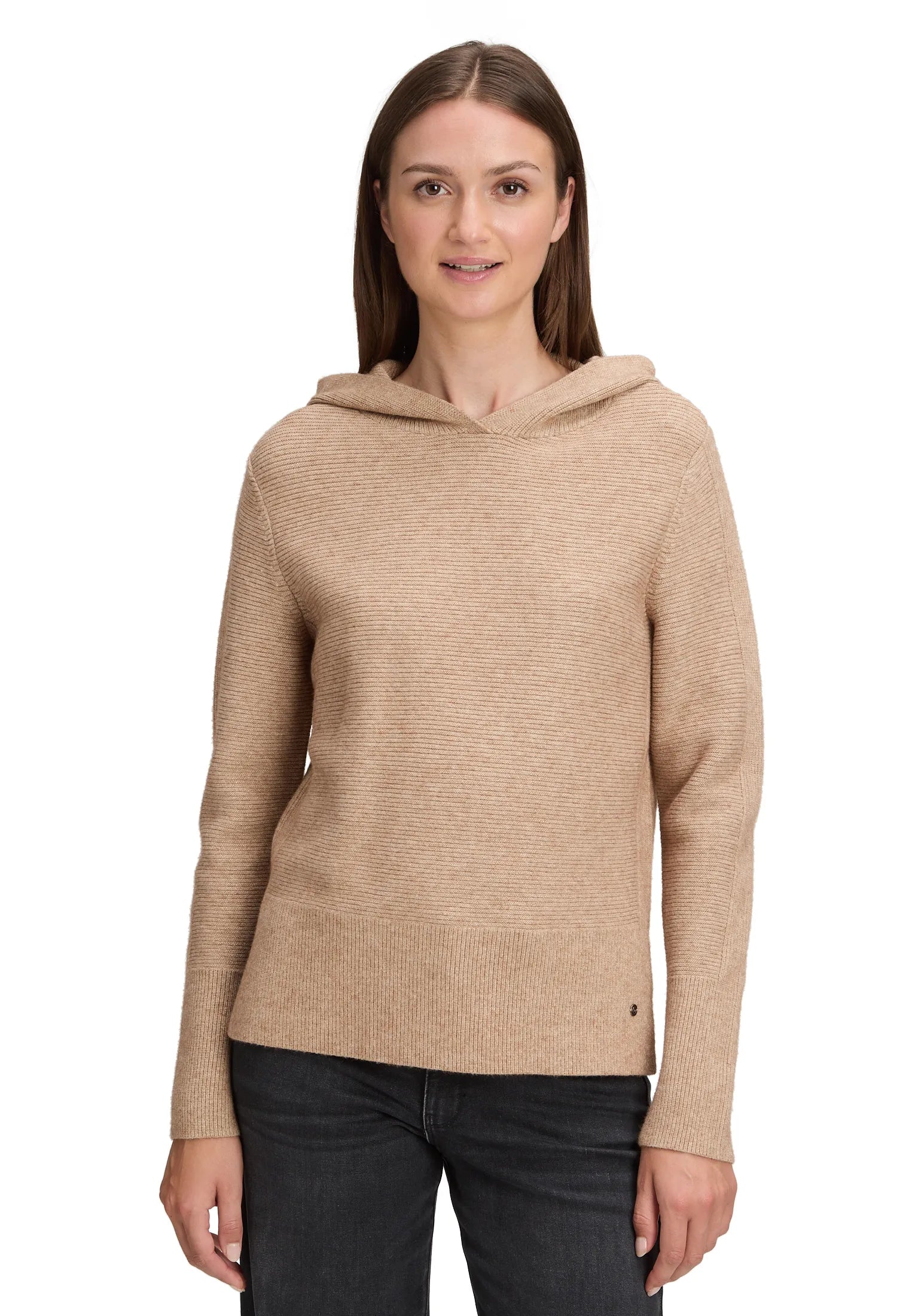 Betty Barclay_Camel Melange_Knit Jumper_5920-3017_7715_01