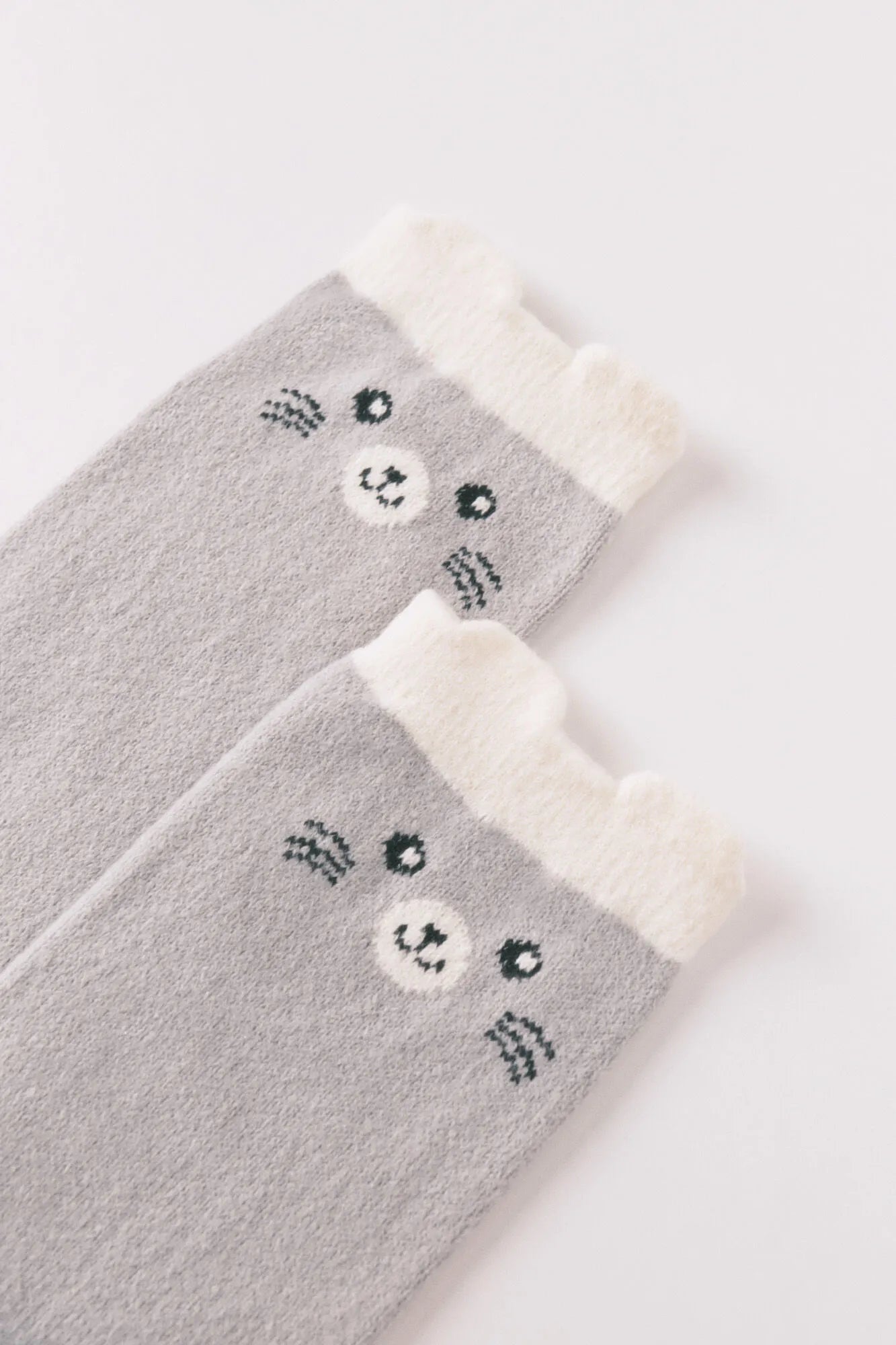 Women Secret_Dark Grey_3D Rabbit Print Long Socks_5972011_42_02