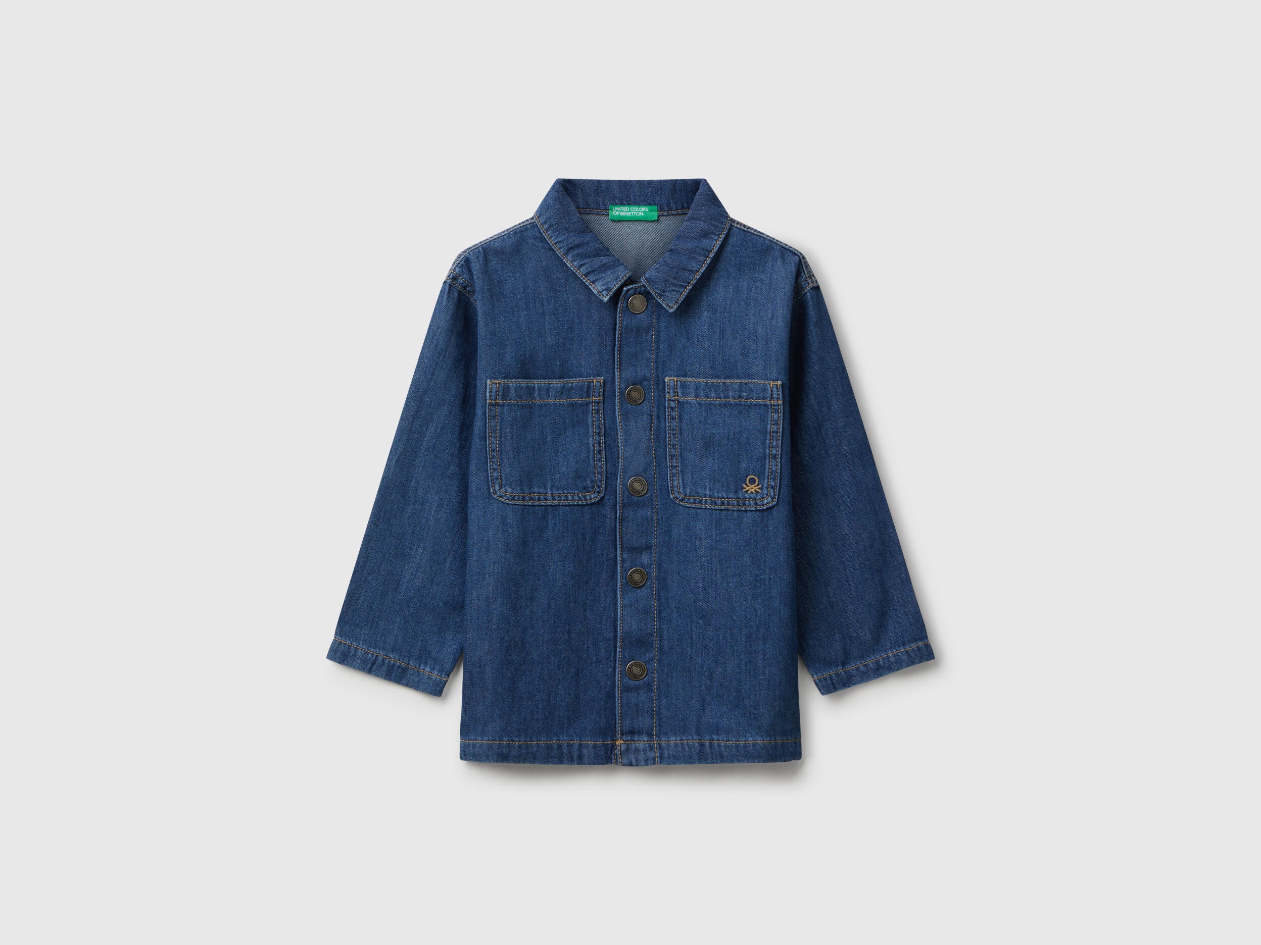 Benetton_Blue_Denim Shirt_5AD6GQ02U_901_01