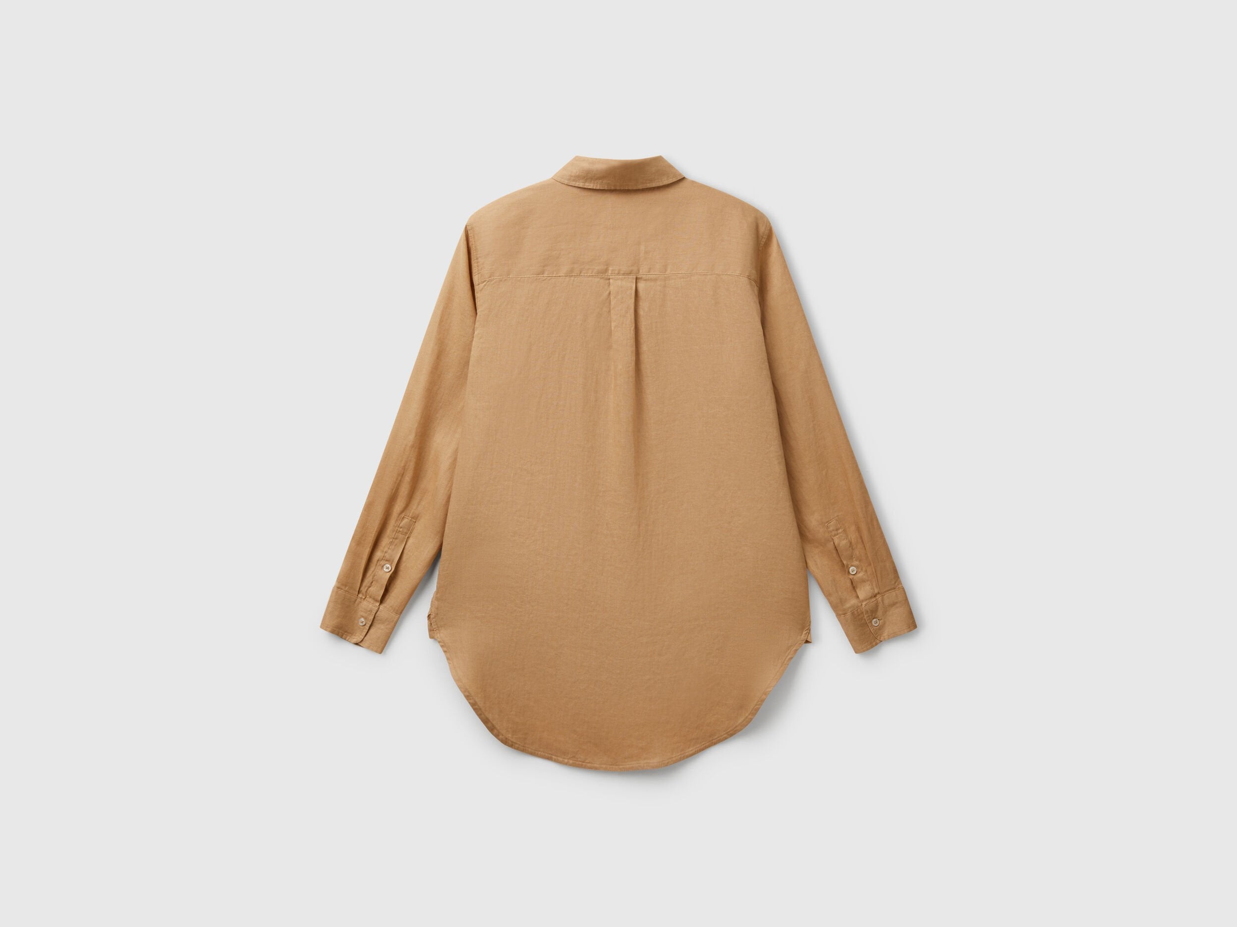 Benetton_Long Shirt in Pure Linen_5BMLDQ02U_193_04