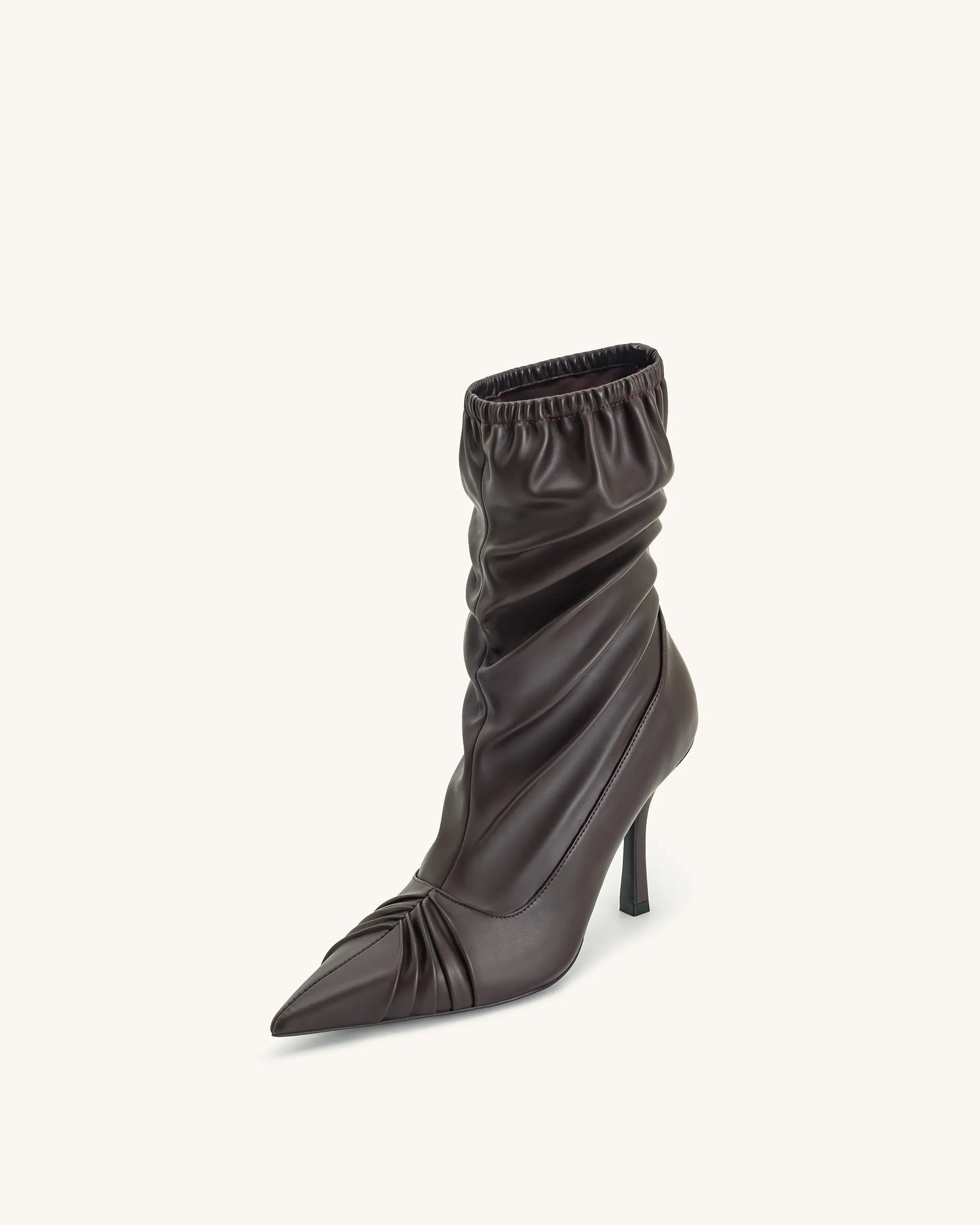 JW PEI_Burgundy_Joanne Paneled Detailing Leather Ankle Boots- Burgundy_5BS34-4_Burgundy_06