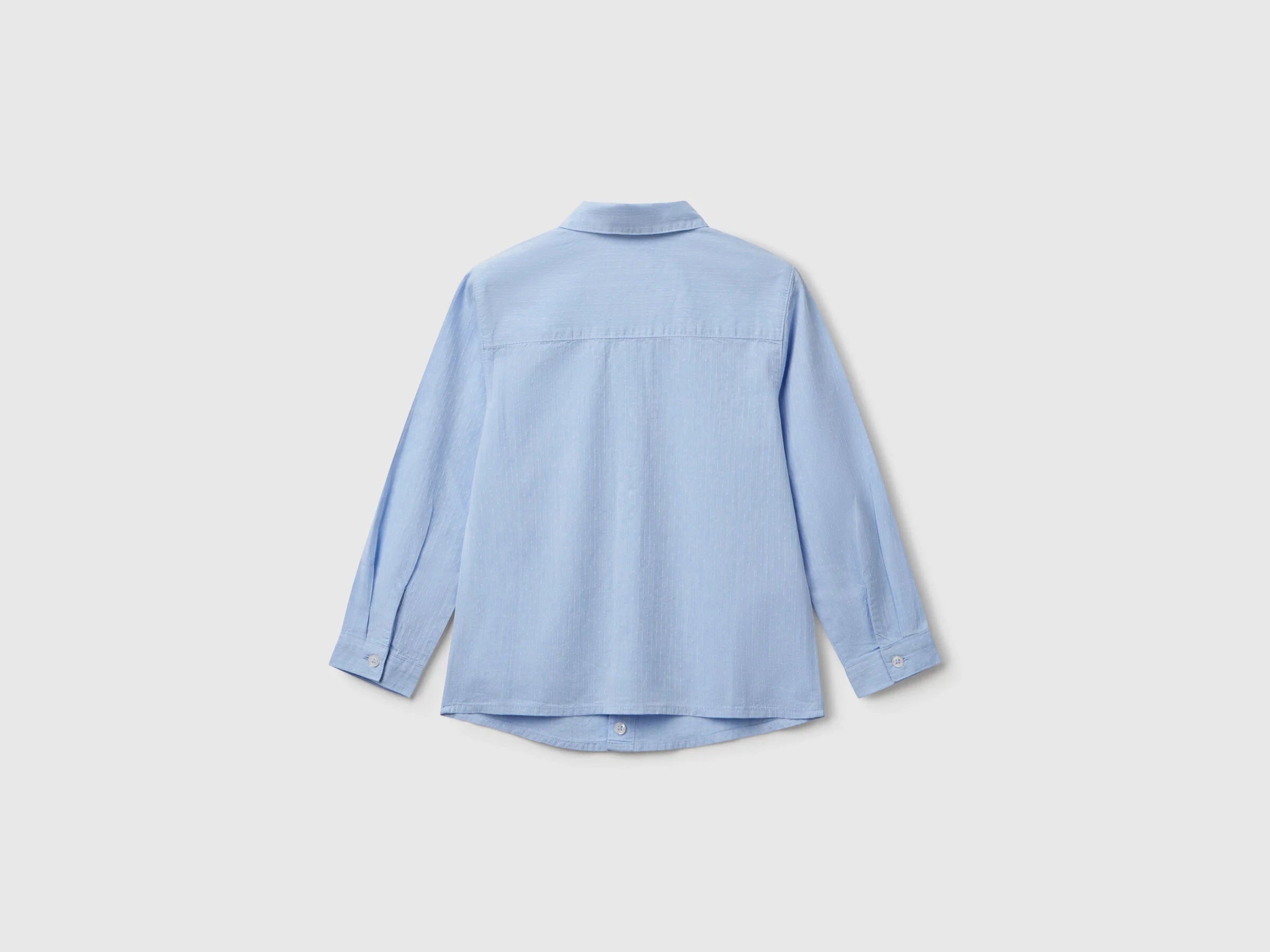 Benetton_Classic shirt in pure cotton_5DGXGQ00I_917_02