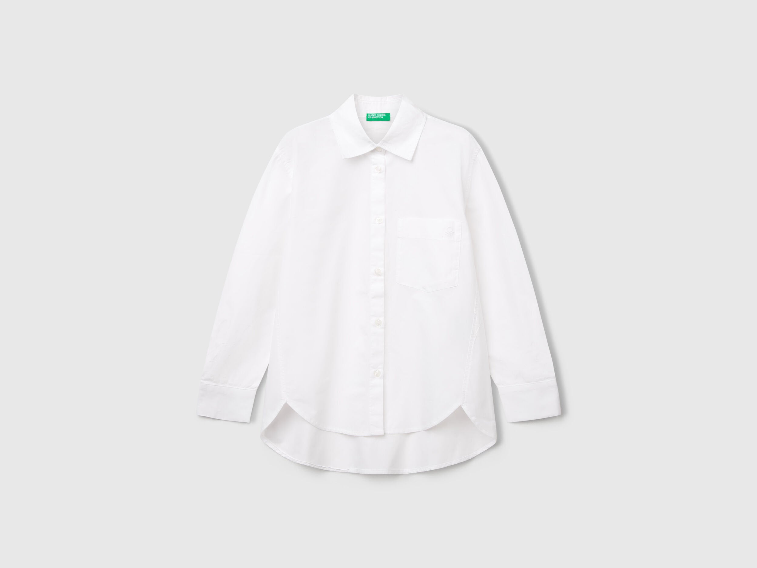 Benetton_Oversized Fit Shirt_5EW7CQ044_101_01