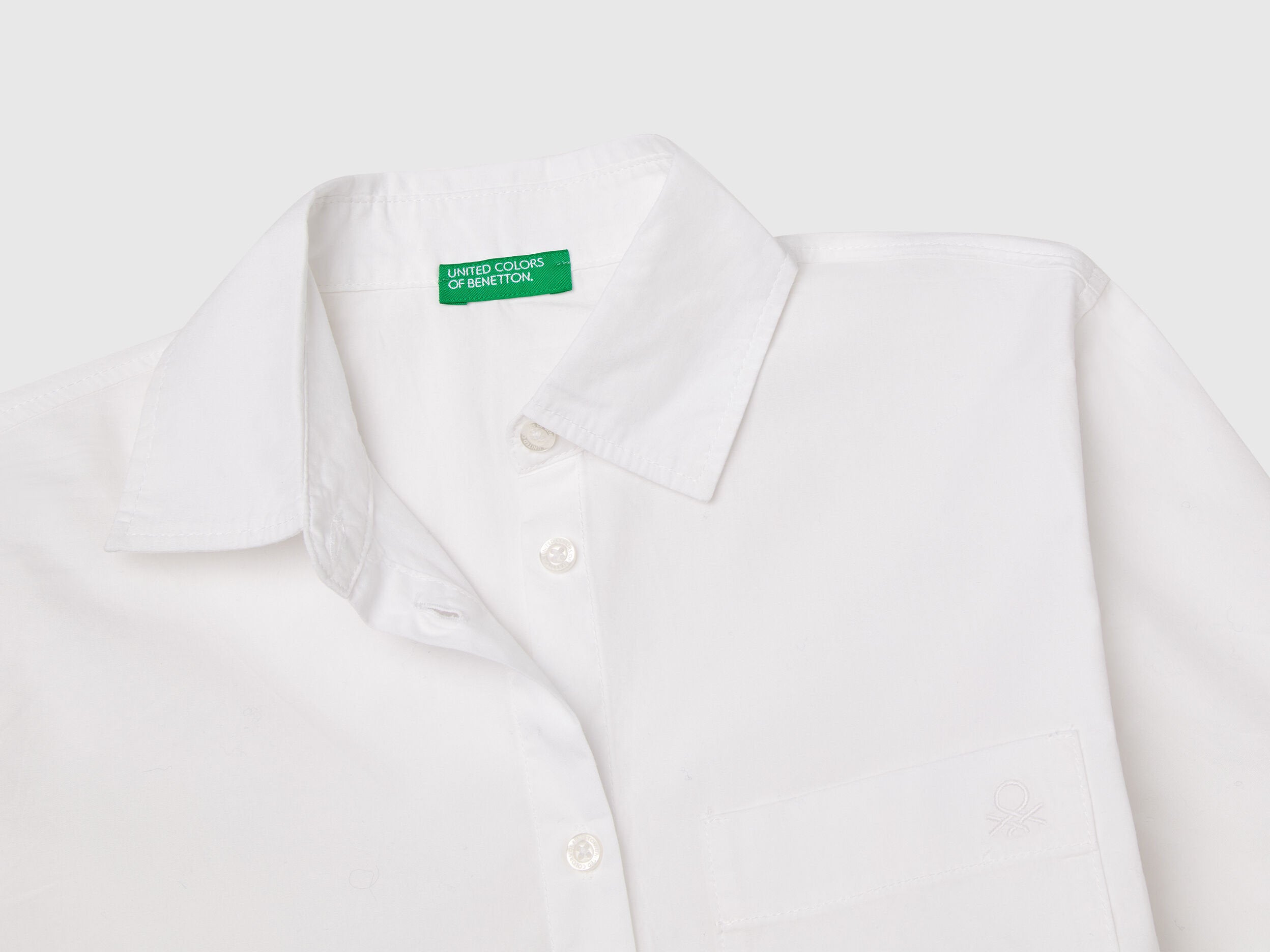 Benetton_Oversized Fit Shirt_5EW7CQ044_101_03