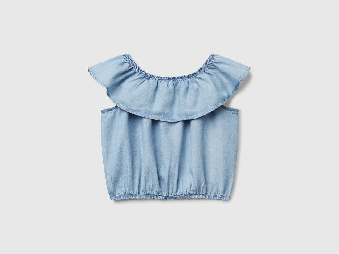 Benetton_Chambray Top with Trim_5FFKCQ047_901_02
