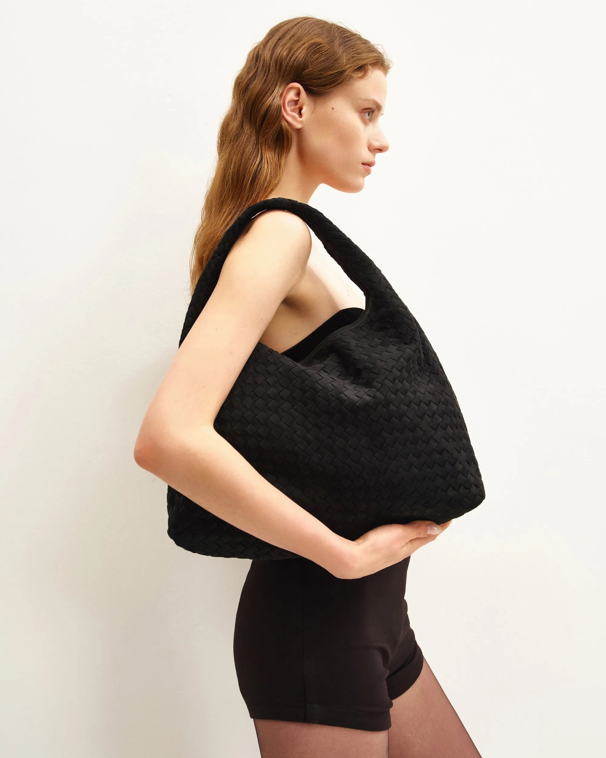 JW PEI_Black_Iaura Faux Suede Woven Shoulder Bag_5S286-1_Black_02