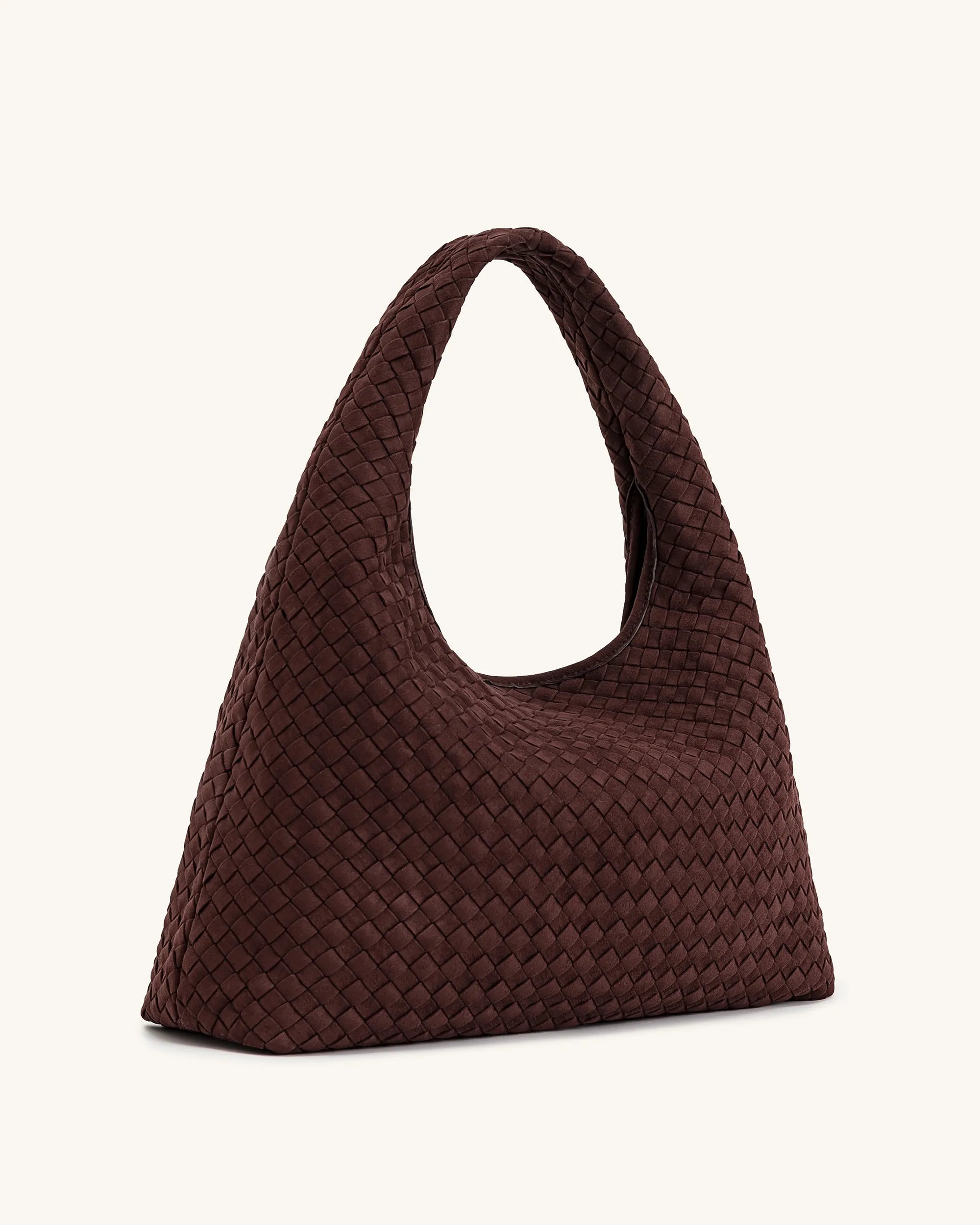 JW PEI_Dark Brown_Iaura Faux Suede Woven Shoulder Bag_5S286-3_Dark Brown_02