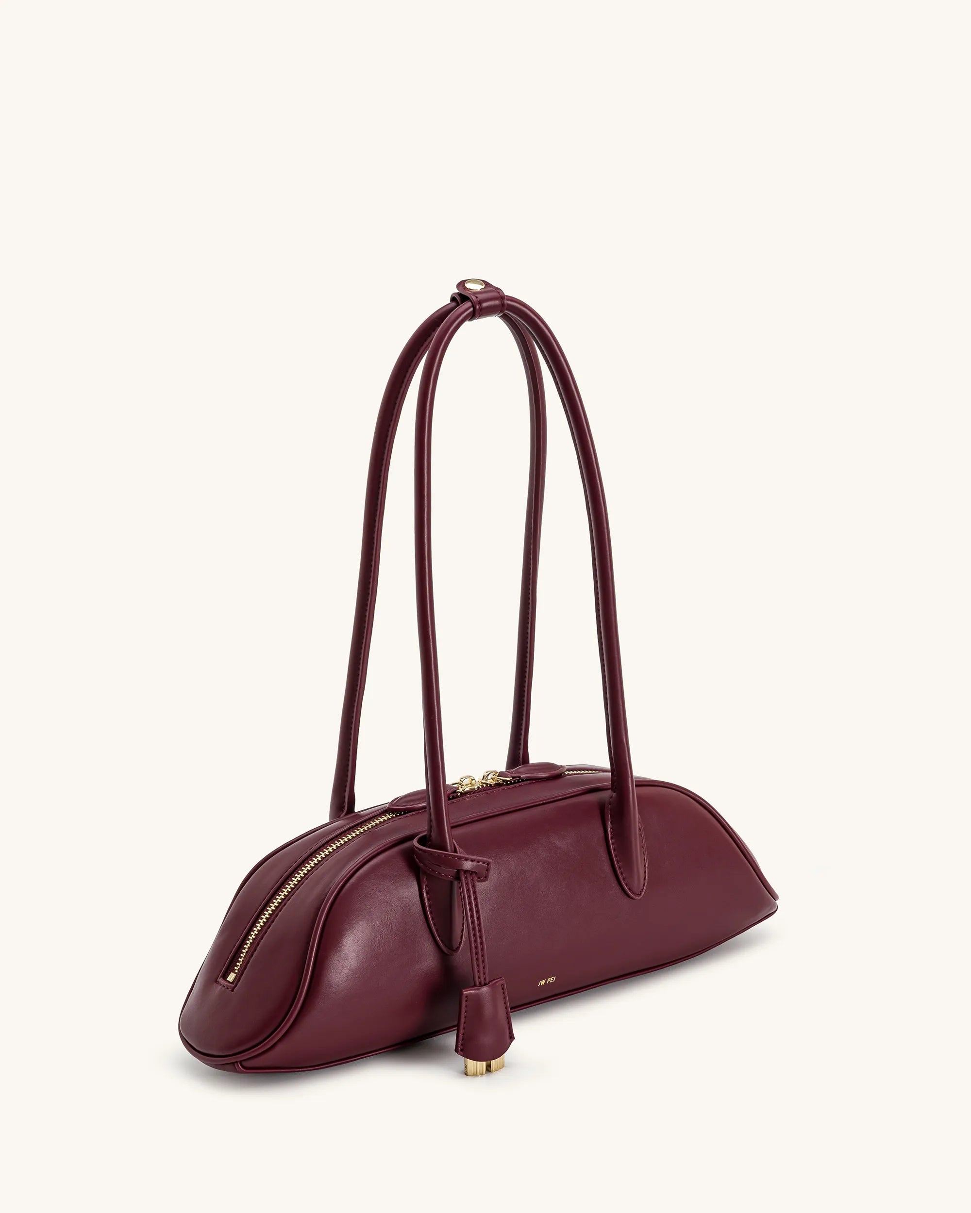 JW PEI Deep Claret Women Zora Shoulder Bag SKU: 5S395-4_Deep Claret Image 02