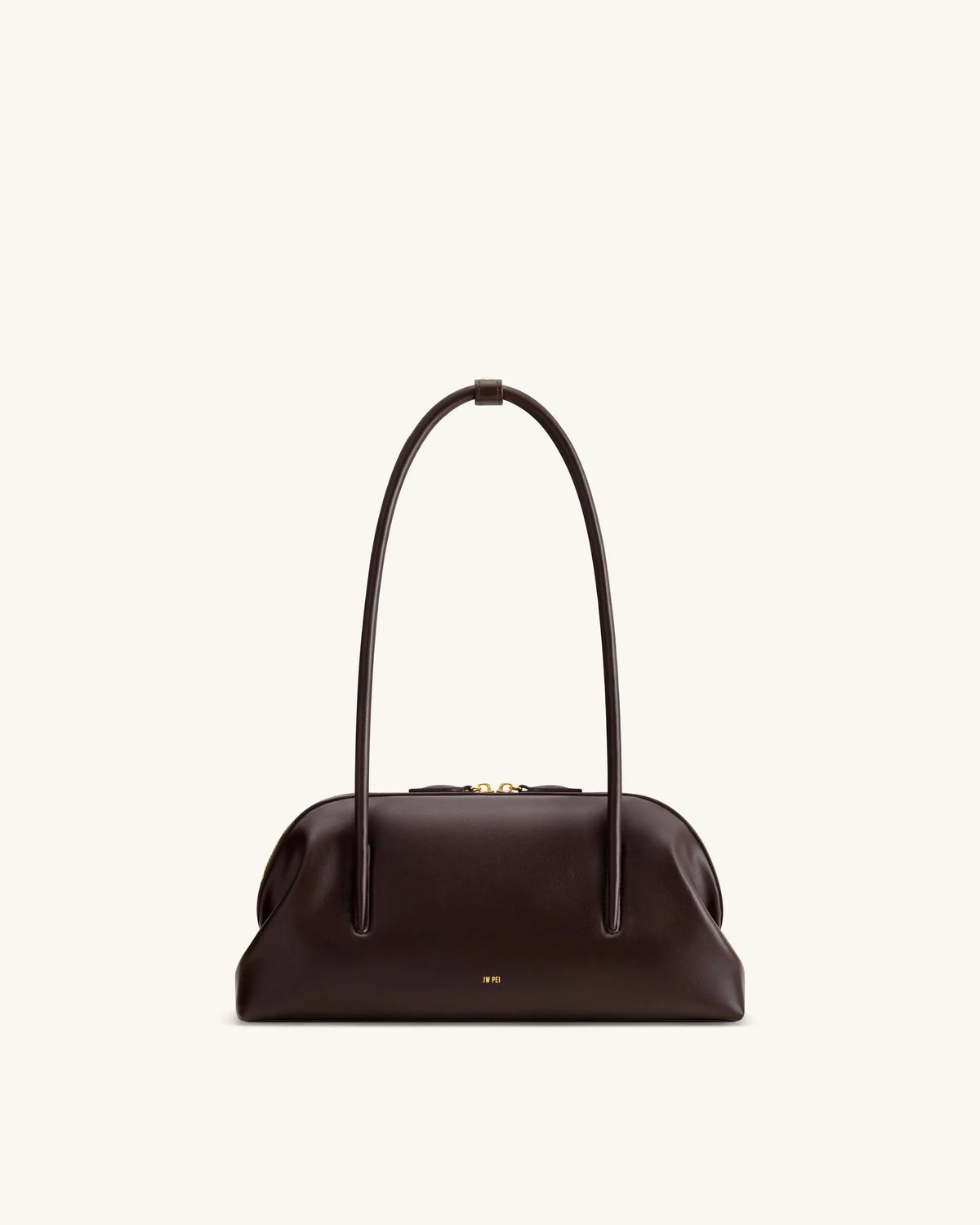 JW Pei Dark Brown Women Aveline Shoulder Bag SKU: 5S409-3_Dark Brown Image 01