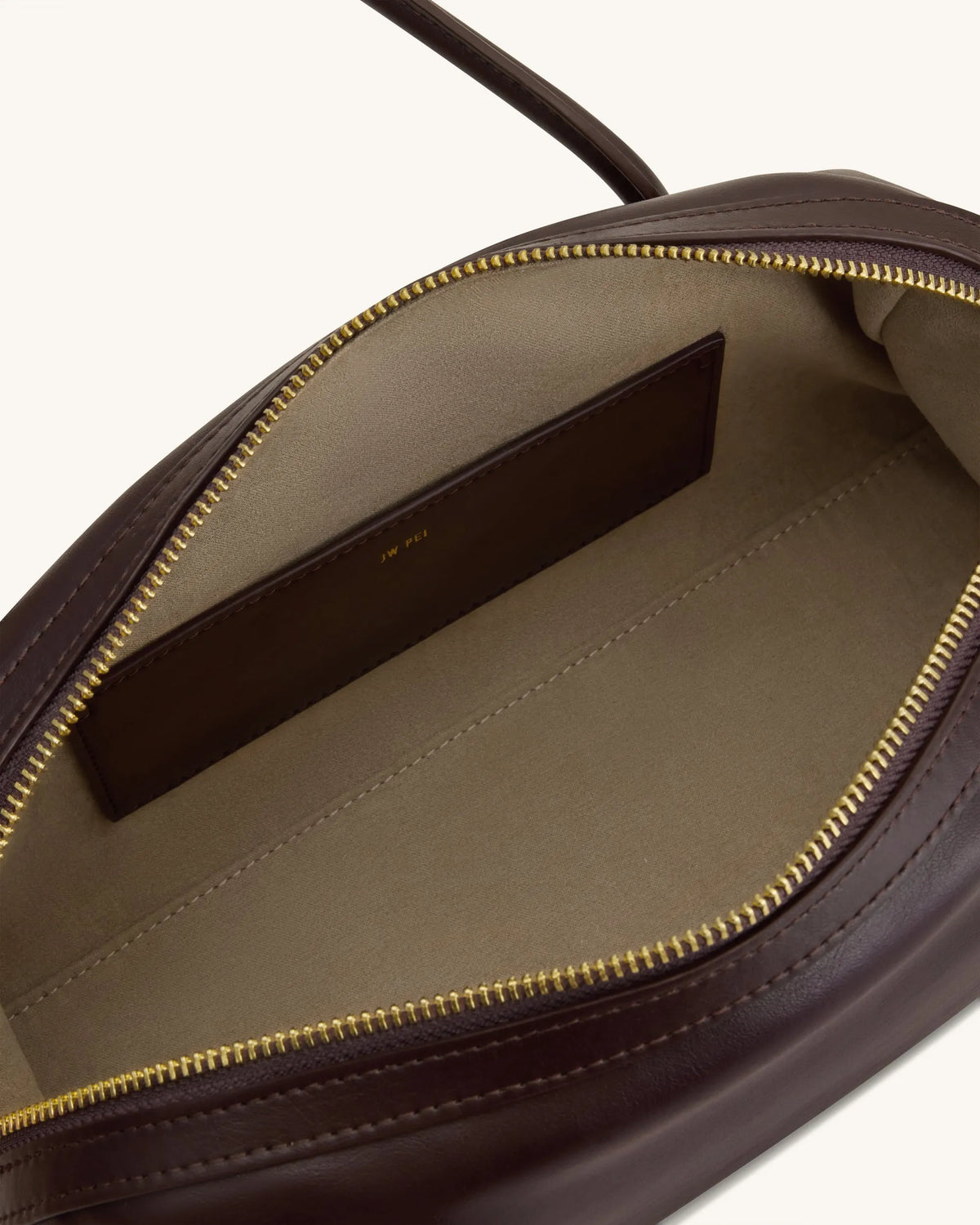 JW Pei Dark Brown Women Aveline Shoulder Bag SKU: 5S409-3_Dark Brown Image 04