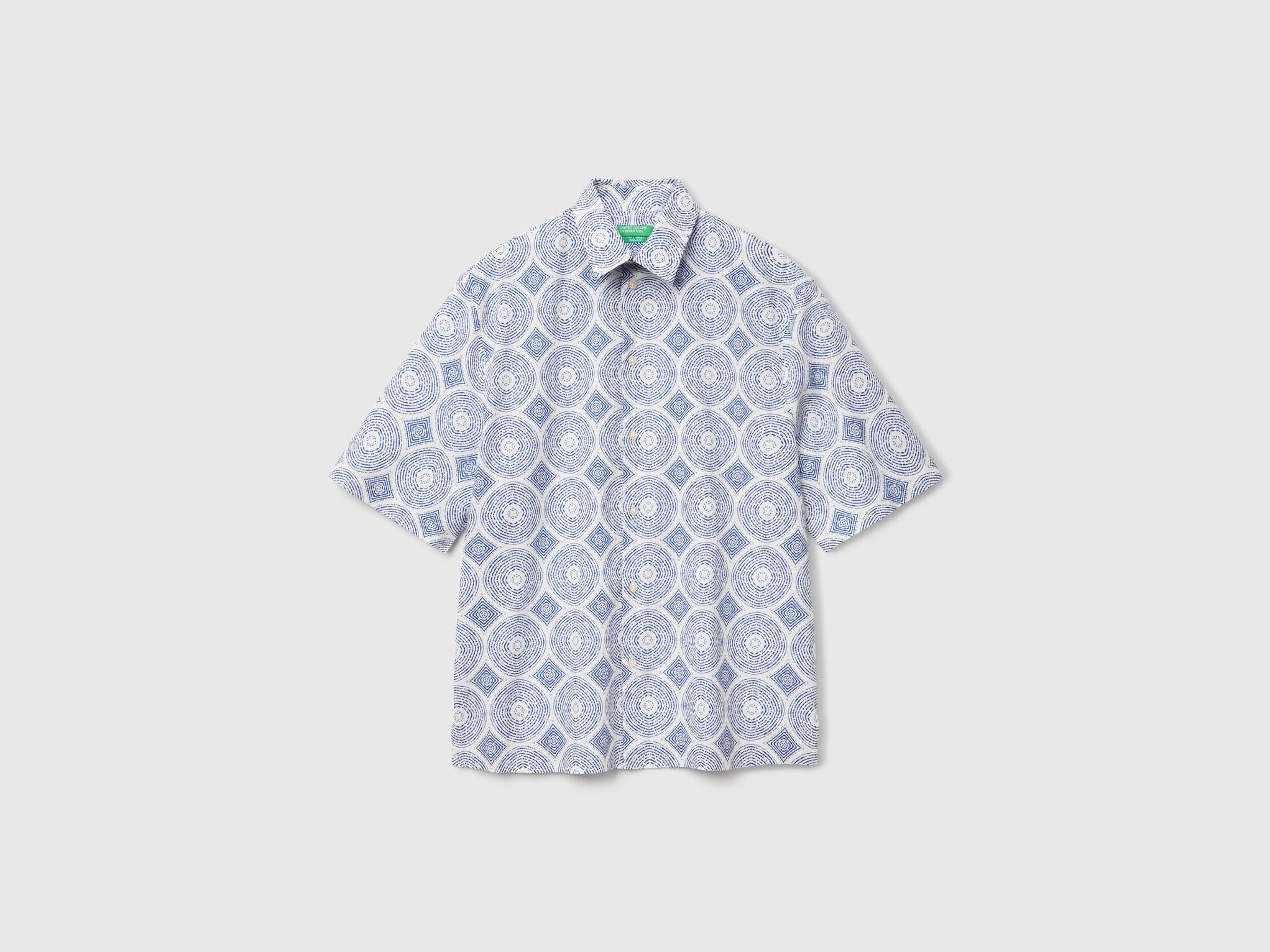 Benetton_Short Sleeve Patterned Shirt_5UBMUQ05P_68Q_04