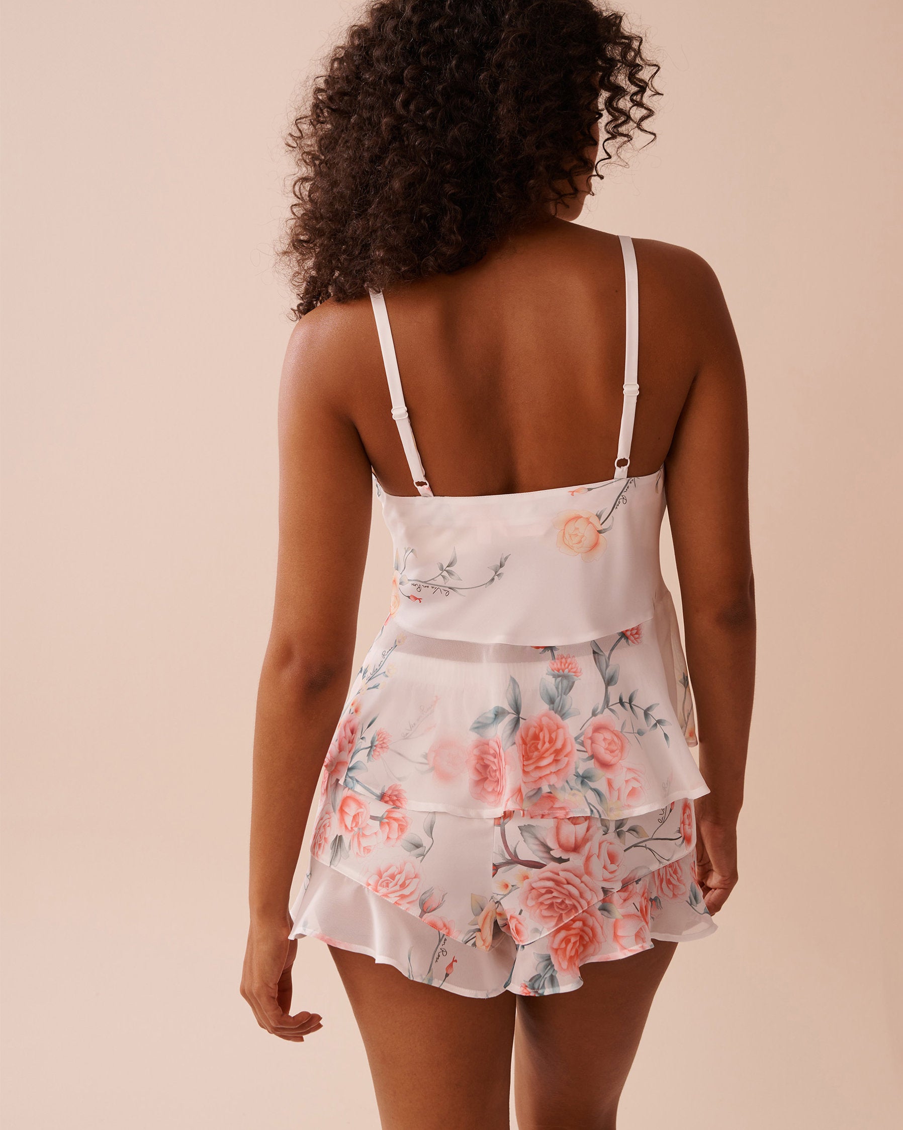 La Vie en Rose_Luxury Edition Romantic Bouquet Satin and Chiffon Cami_60100127_P10476_02