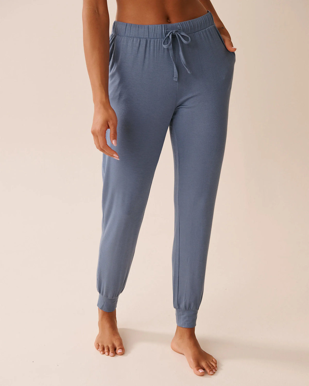 La Vie en Rose_Stonewash_Soft Jersey Jogger Pajama Pants_60200153_40011_01