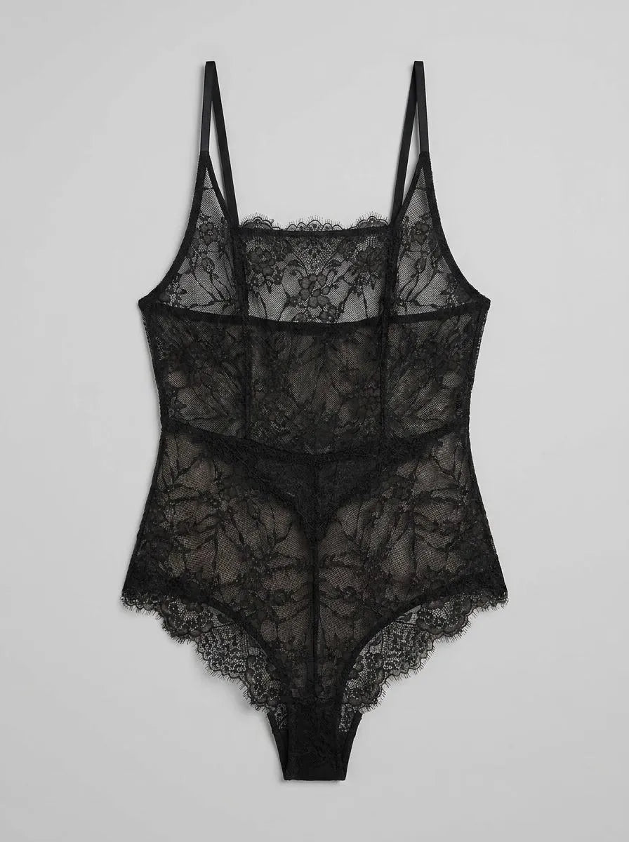 La Vie en Rose Black Beauty Women Square Neck Lace Cheeky Teddy SKU: 60300119_00001 Image 00