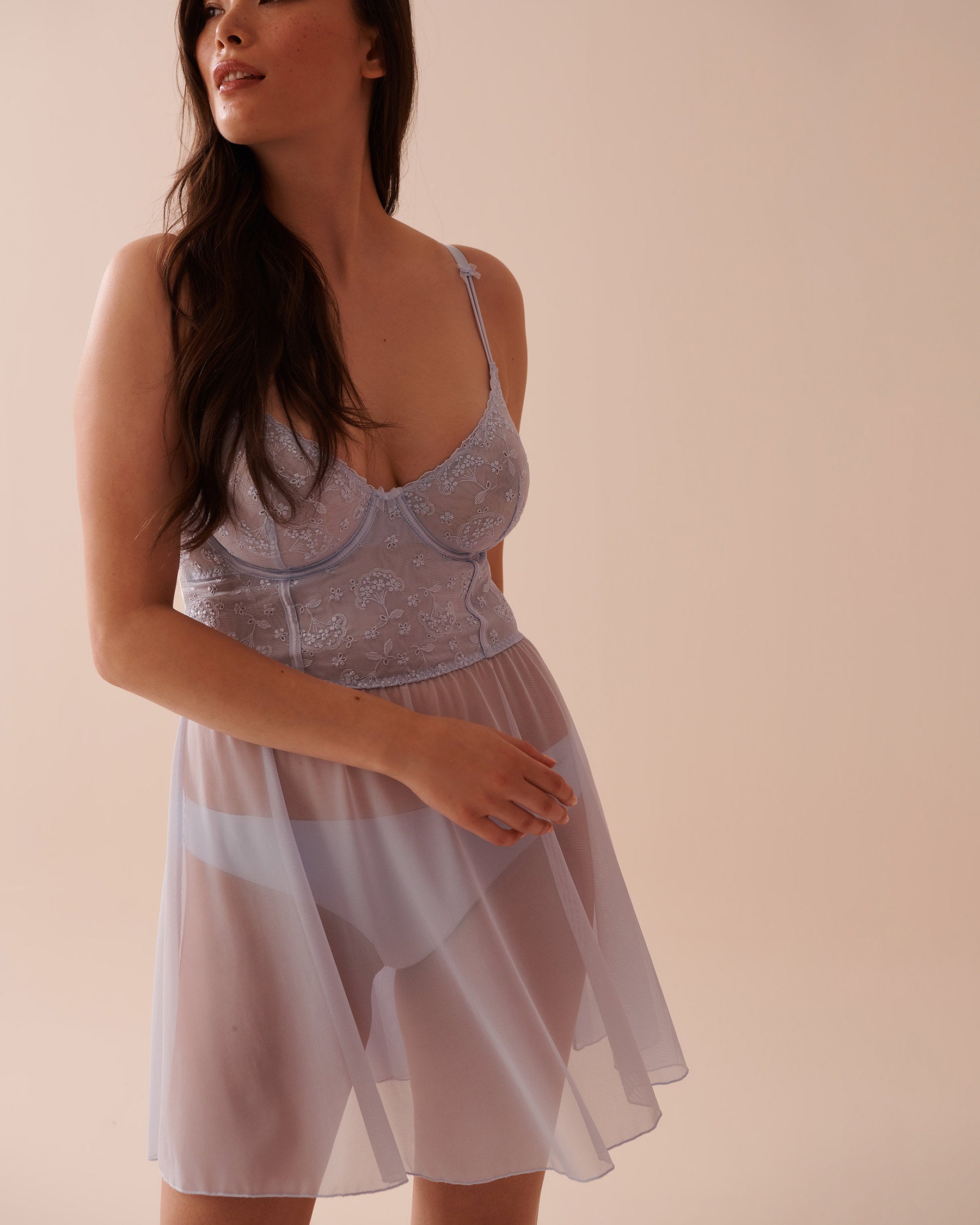 Embroidered Mesh Nightie_60500164_P40388_05